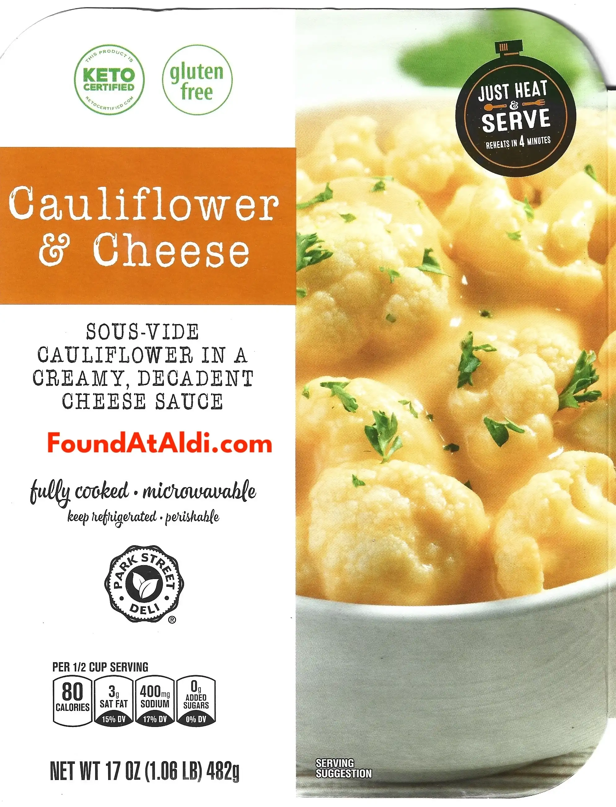 Park Street Deli Cauliflower & Cheese