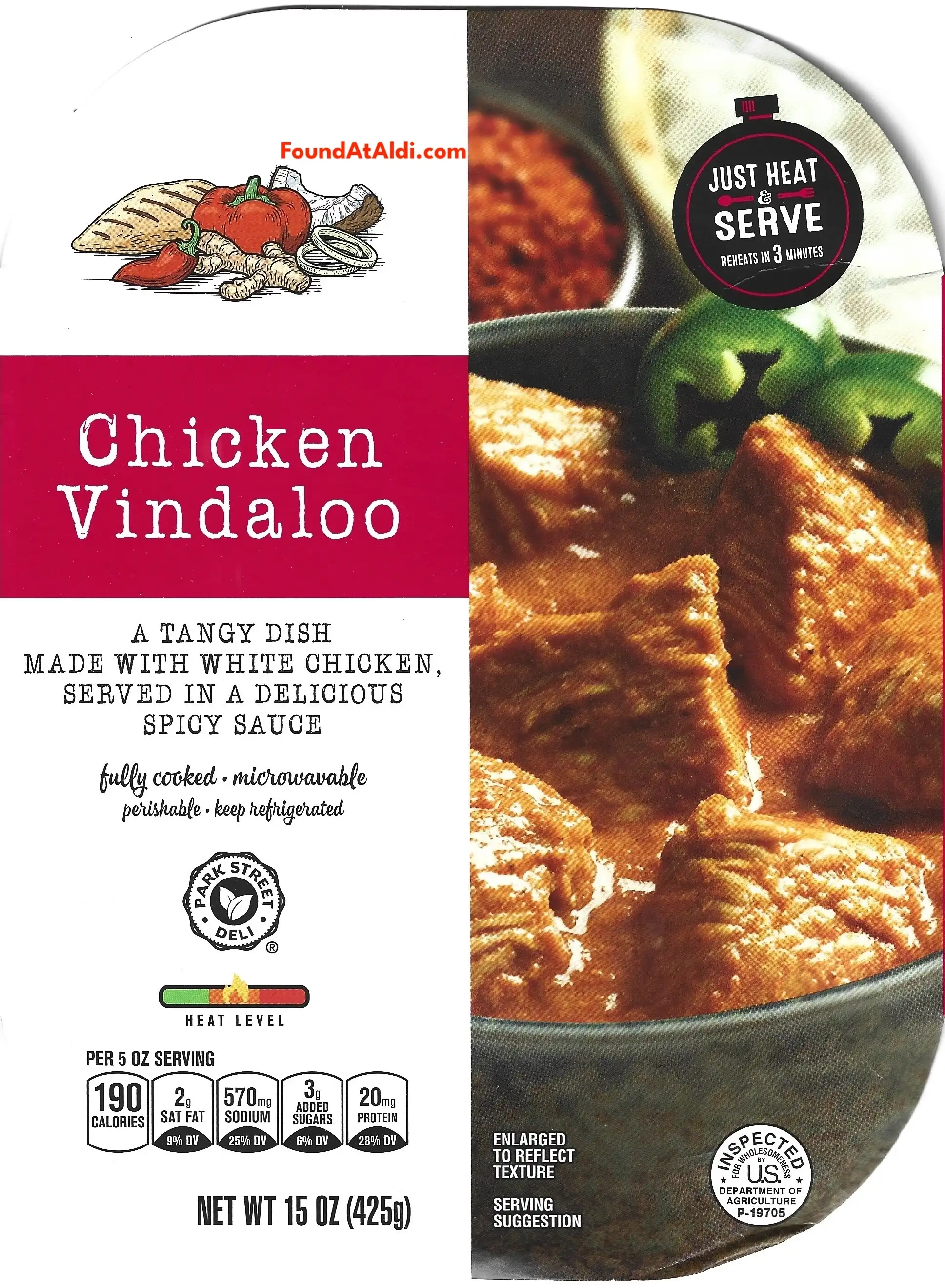 Park Street Deli Chicken Vindaloo