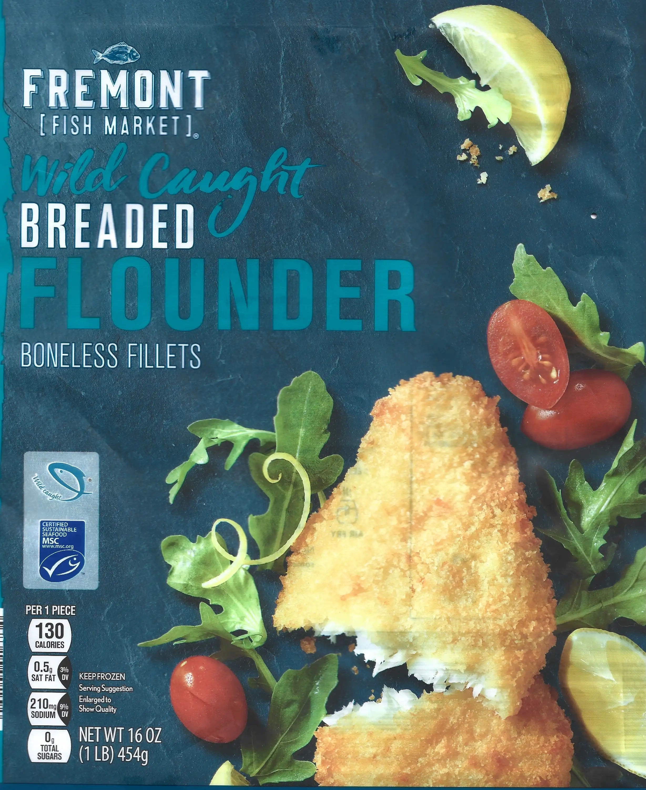 Fremont Fish Market Wild Caught Breaded Flounder