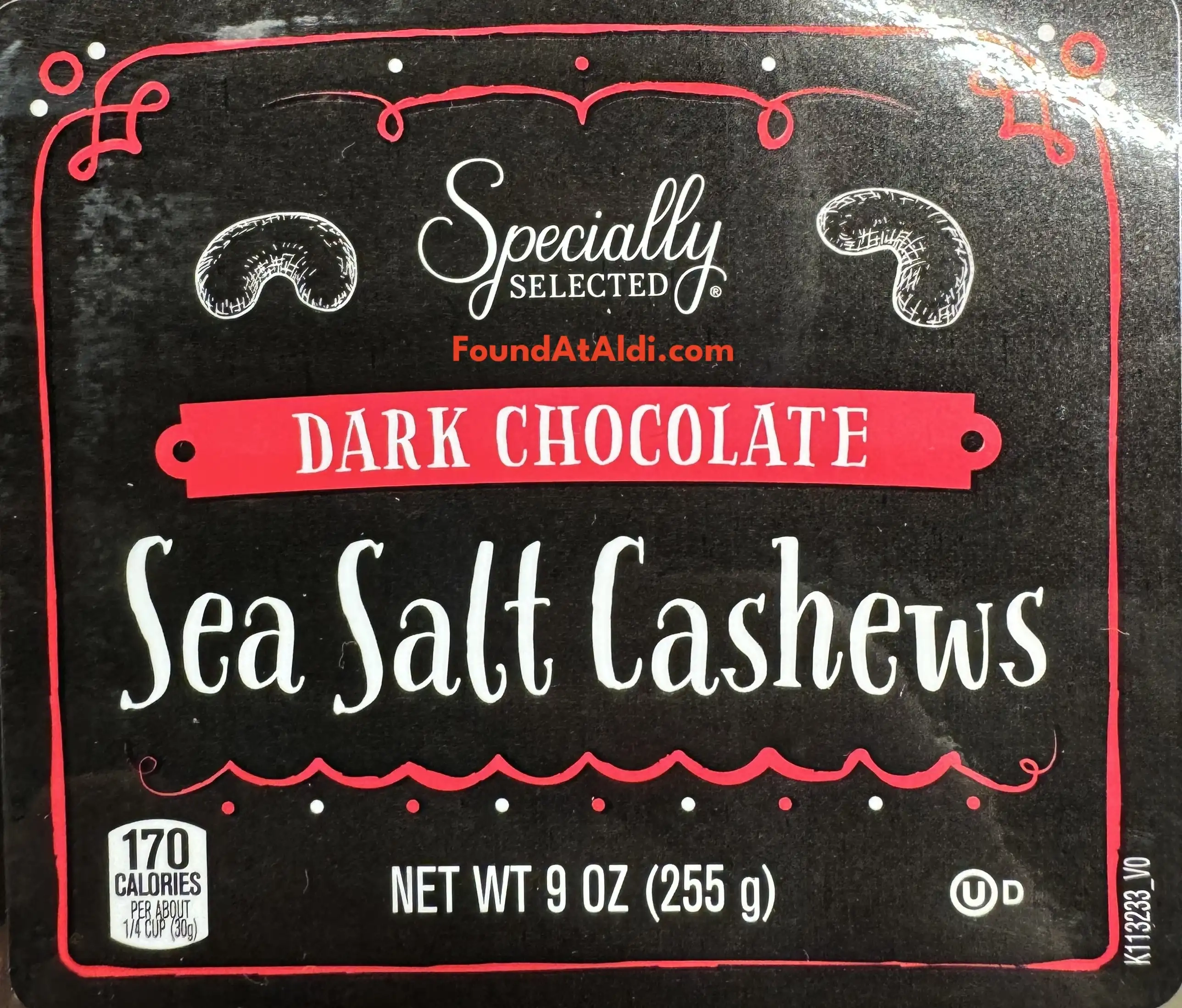 Specially Selected Dark Chocolate Sea Salt Cashews