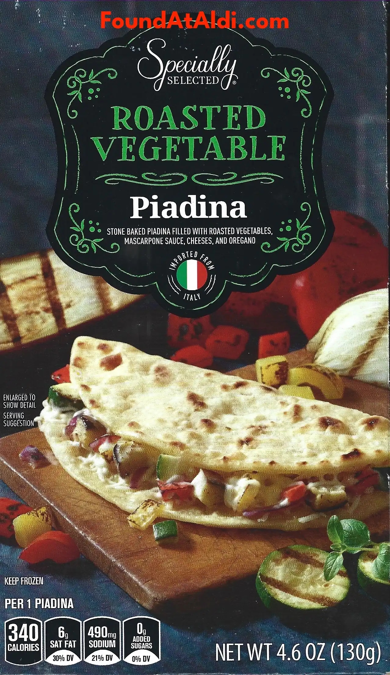 Specially Selected Roasted Vegetable Piadina