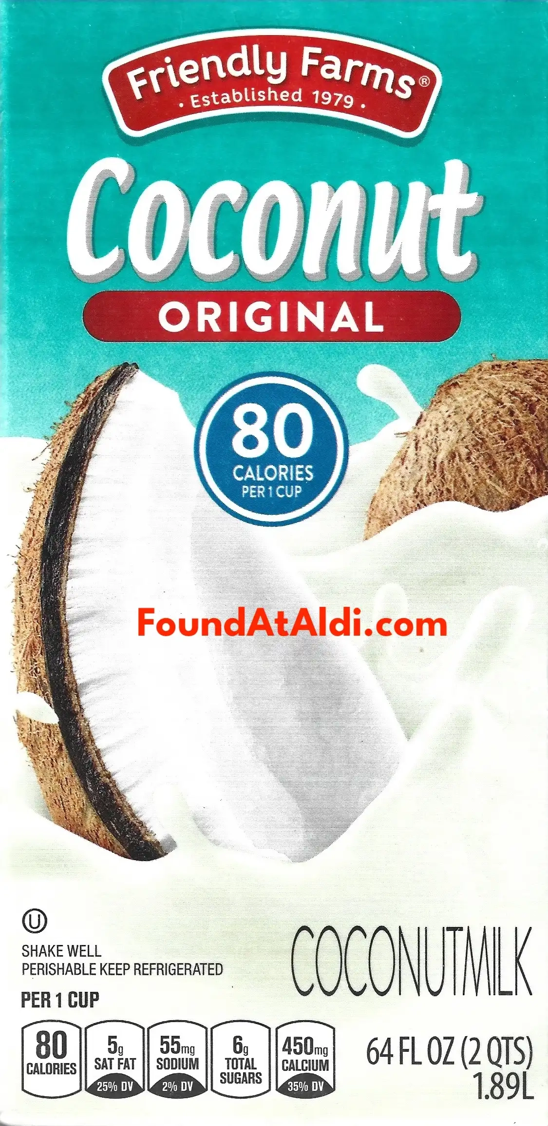 Friendly farms coconut milk
