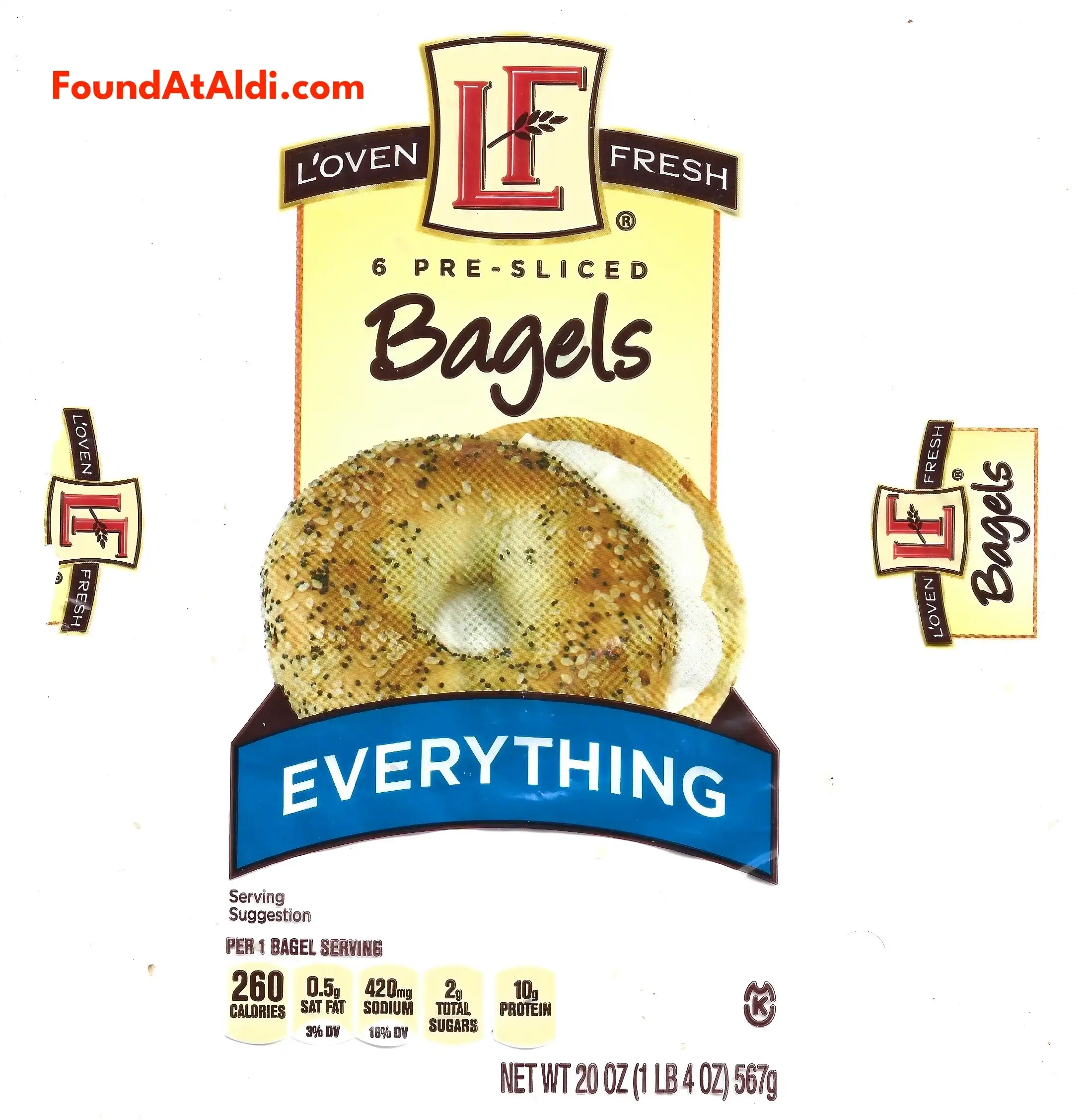 L'oven Fresh Everything Bagels