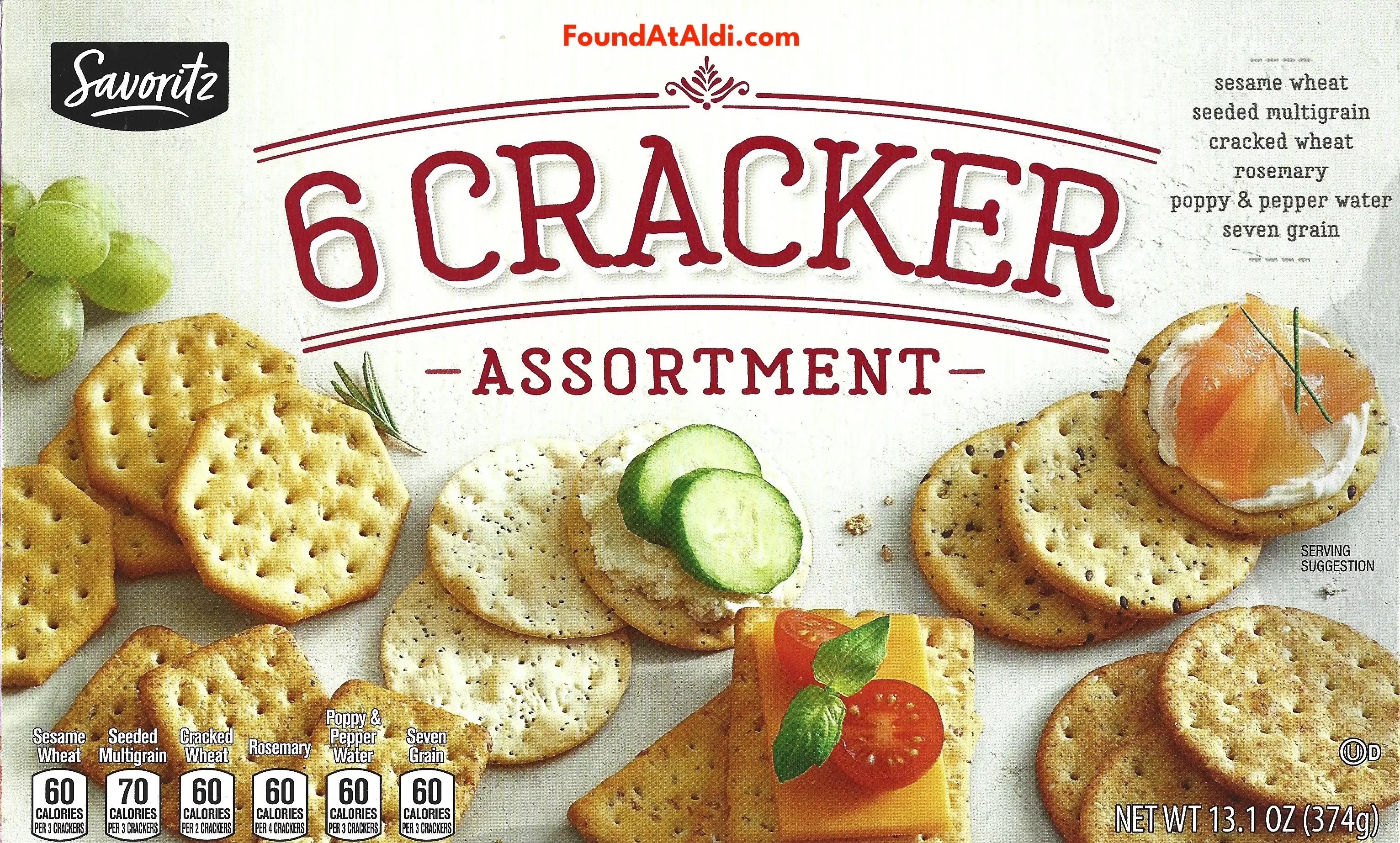 Savoritz 6 Cracker Assortment