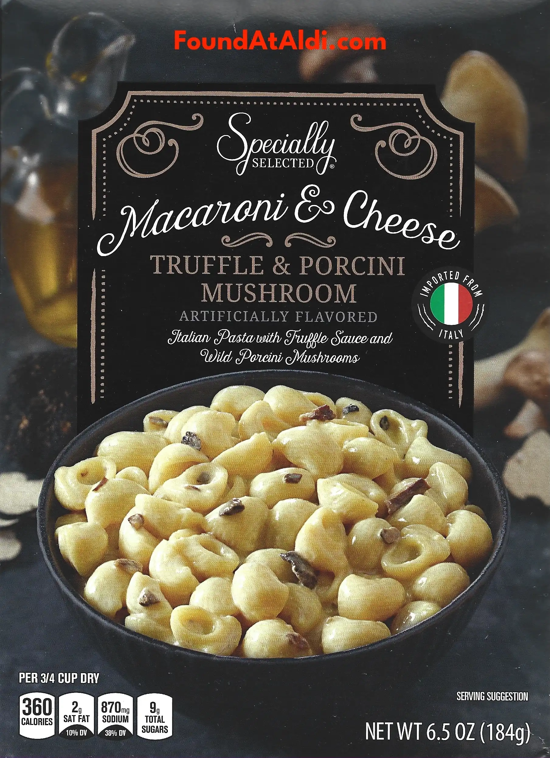 Specially Selected Macaroni & Cheese Truffle & Porcini Mushroom