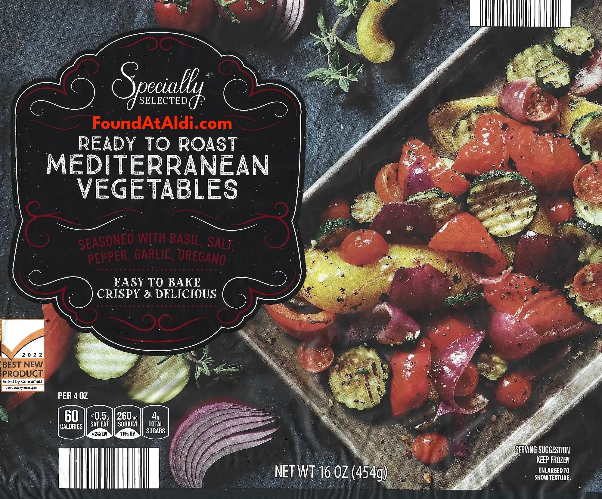 Specially Selected Ready To Roast Mediterranean Vegetables