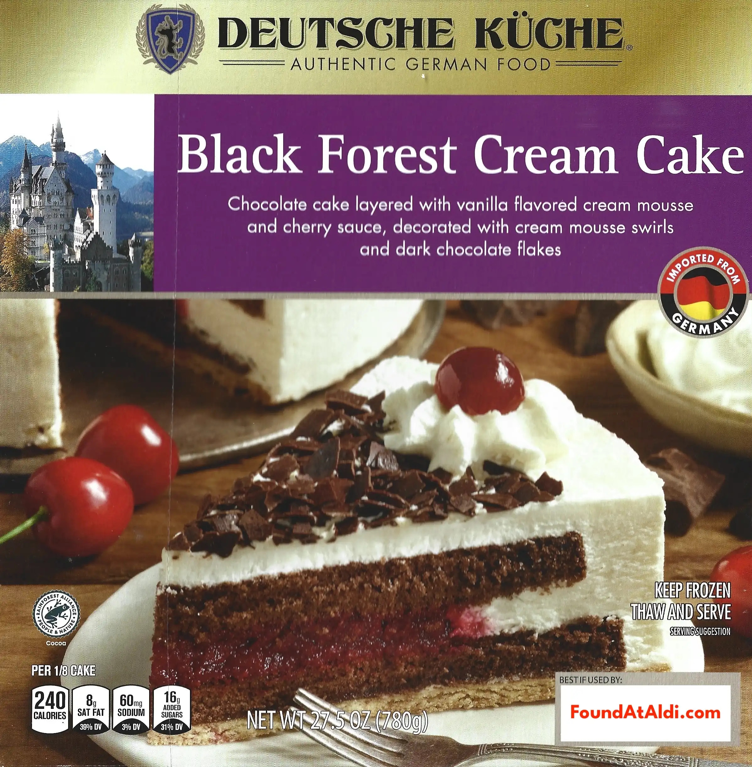 Deutsche Kuche Black Forest Cream Cake