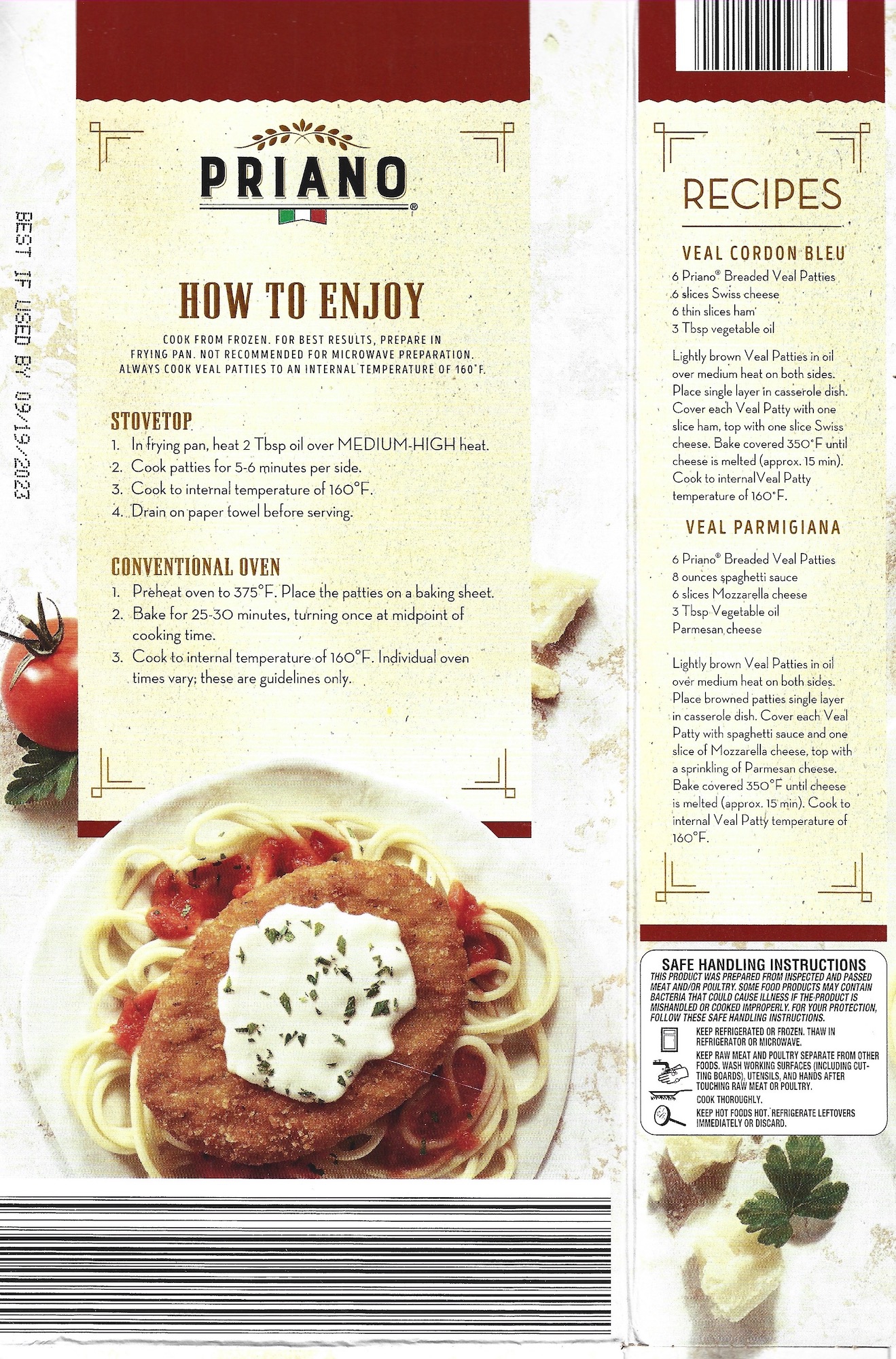 market day chicken patties directions