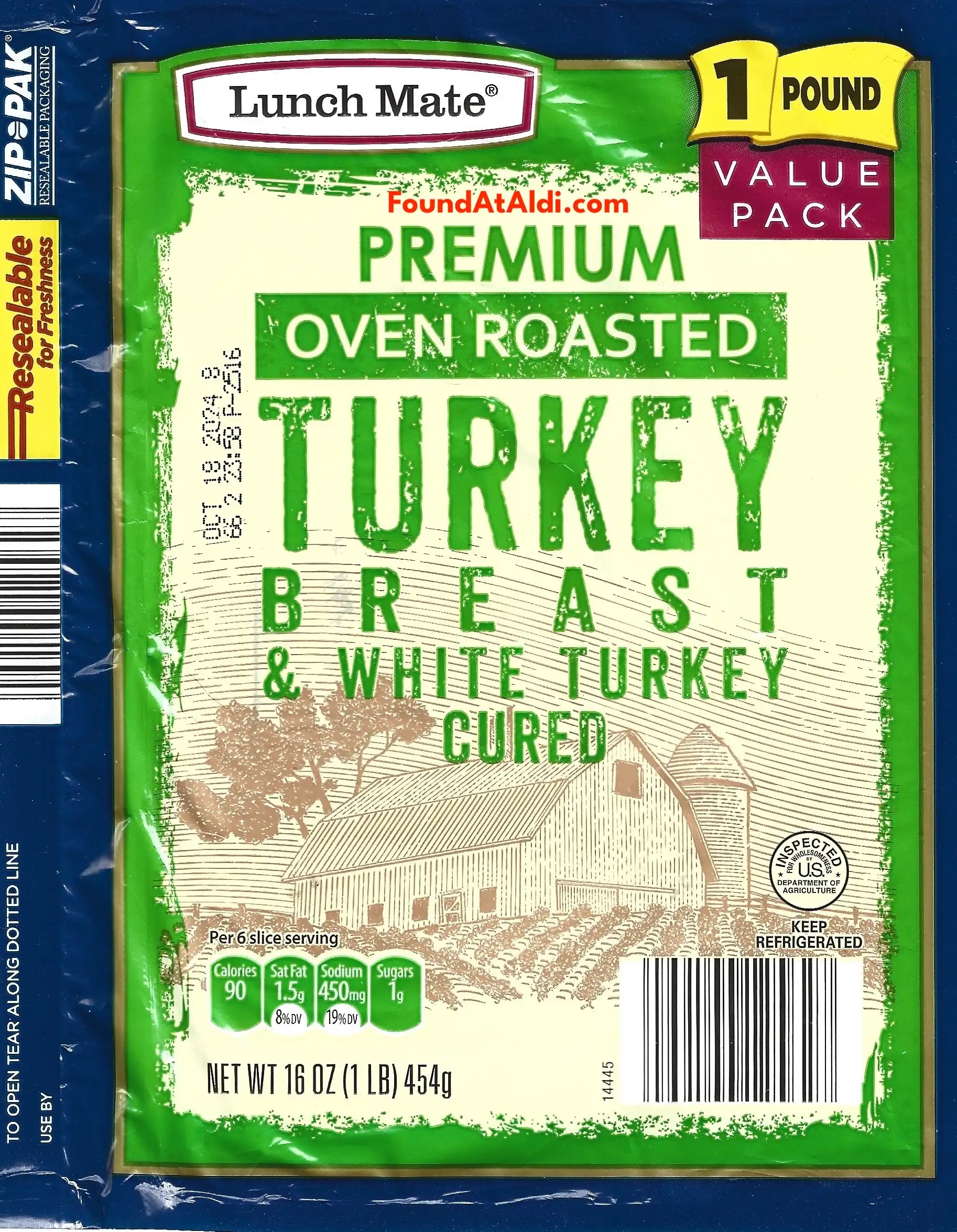 Lunch Mate Premium Oven Roasted Turkey Breast