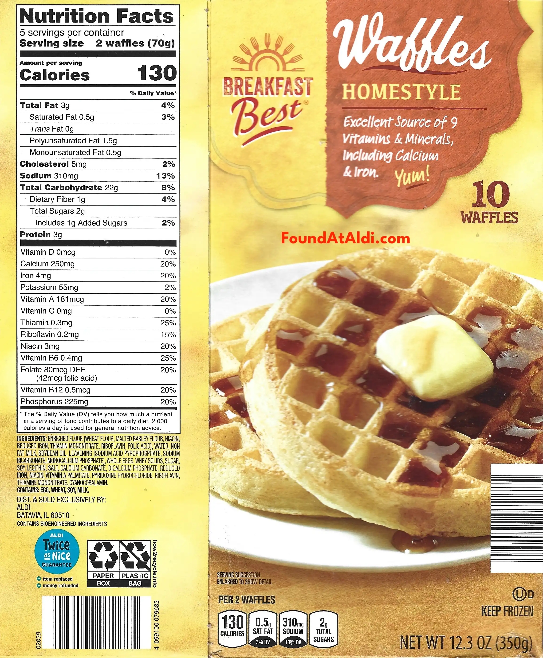 Breakfast Best Homestyle Waffles