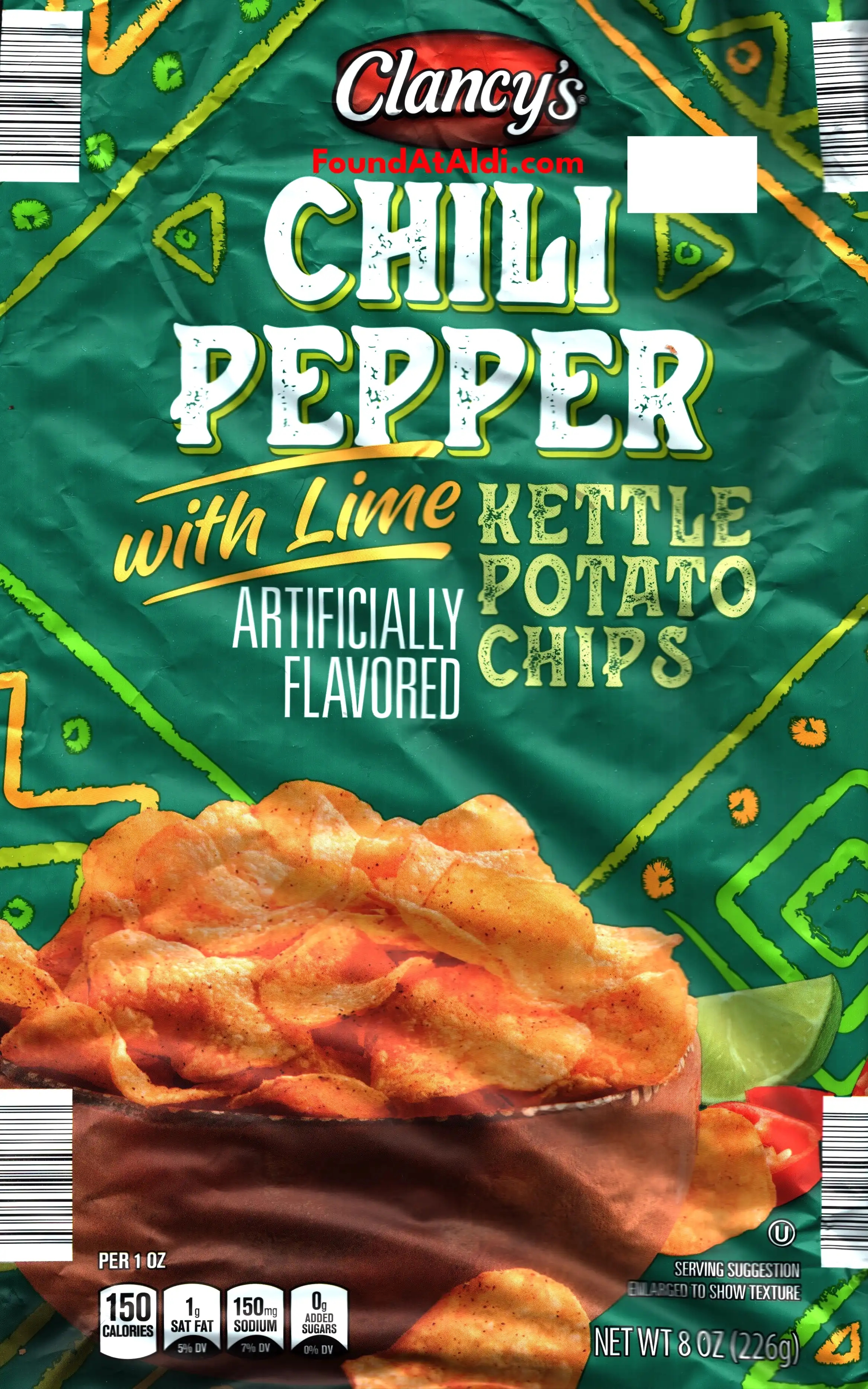 Clancy's Chili Pepper With Lime Kettle Potato Chips