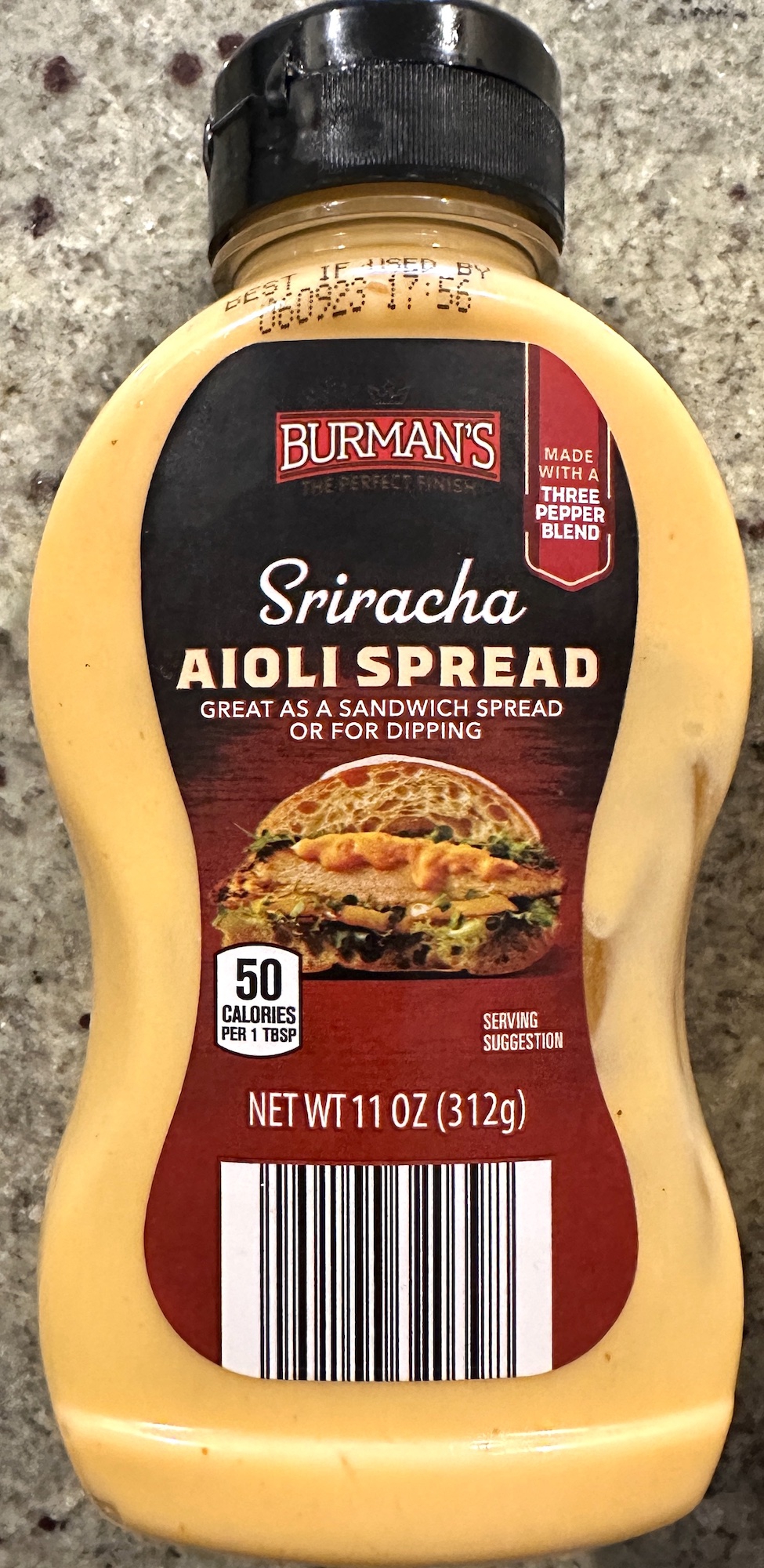 Burman's Sriracha Aioli Spread