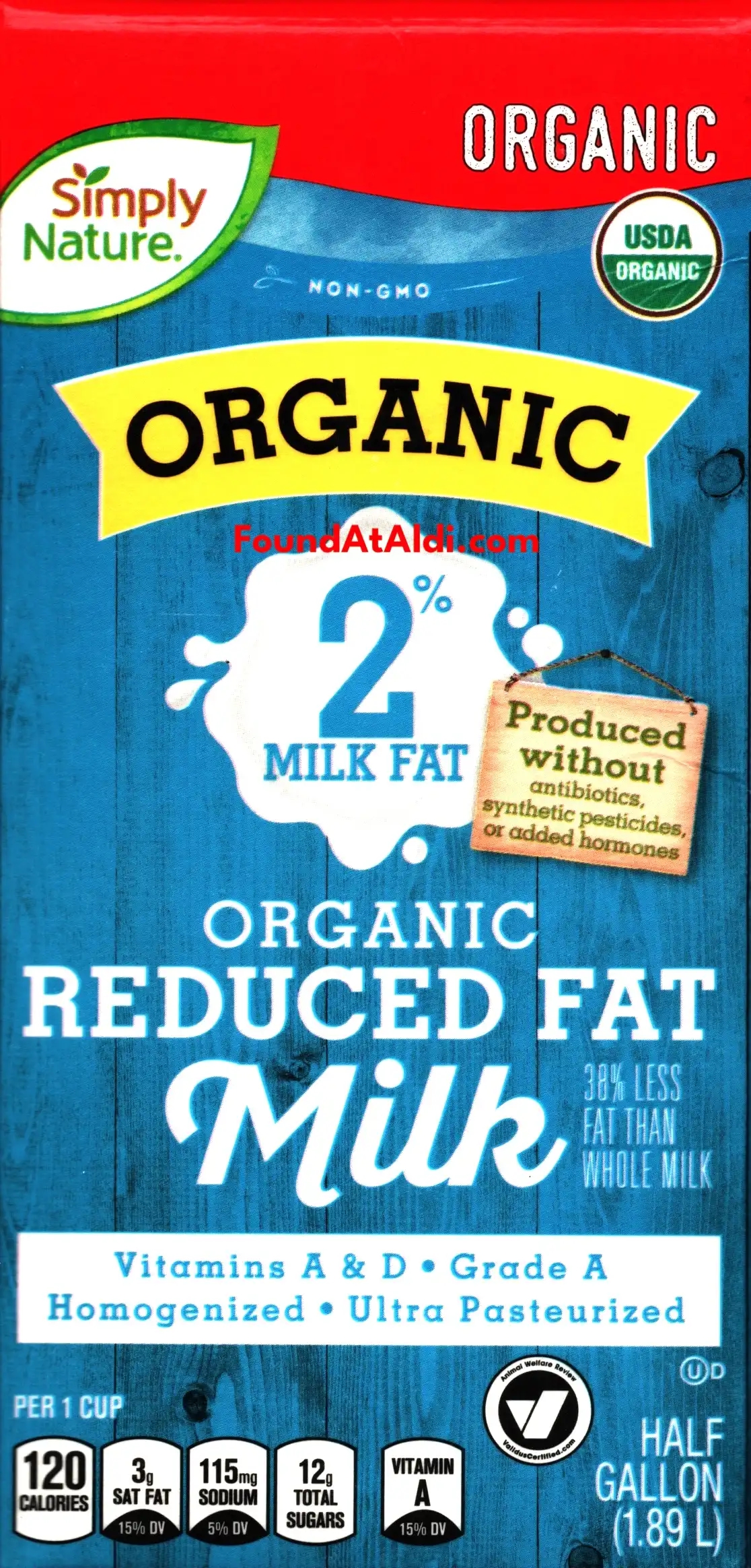 Simply Nature Organic 2% Milk