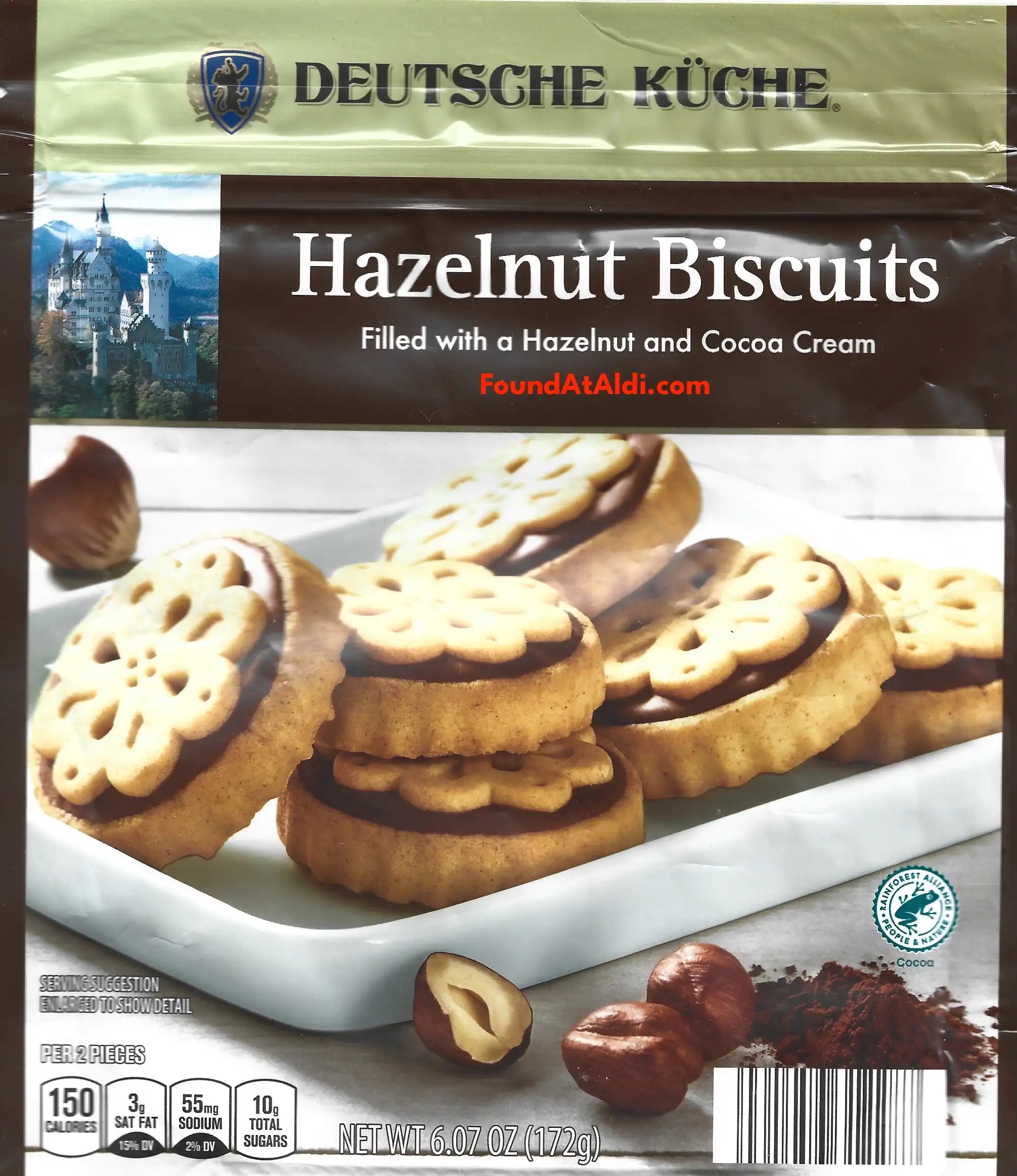 Deutsche Kuche Hazelnut Biscuits