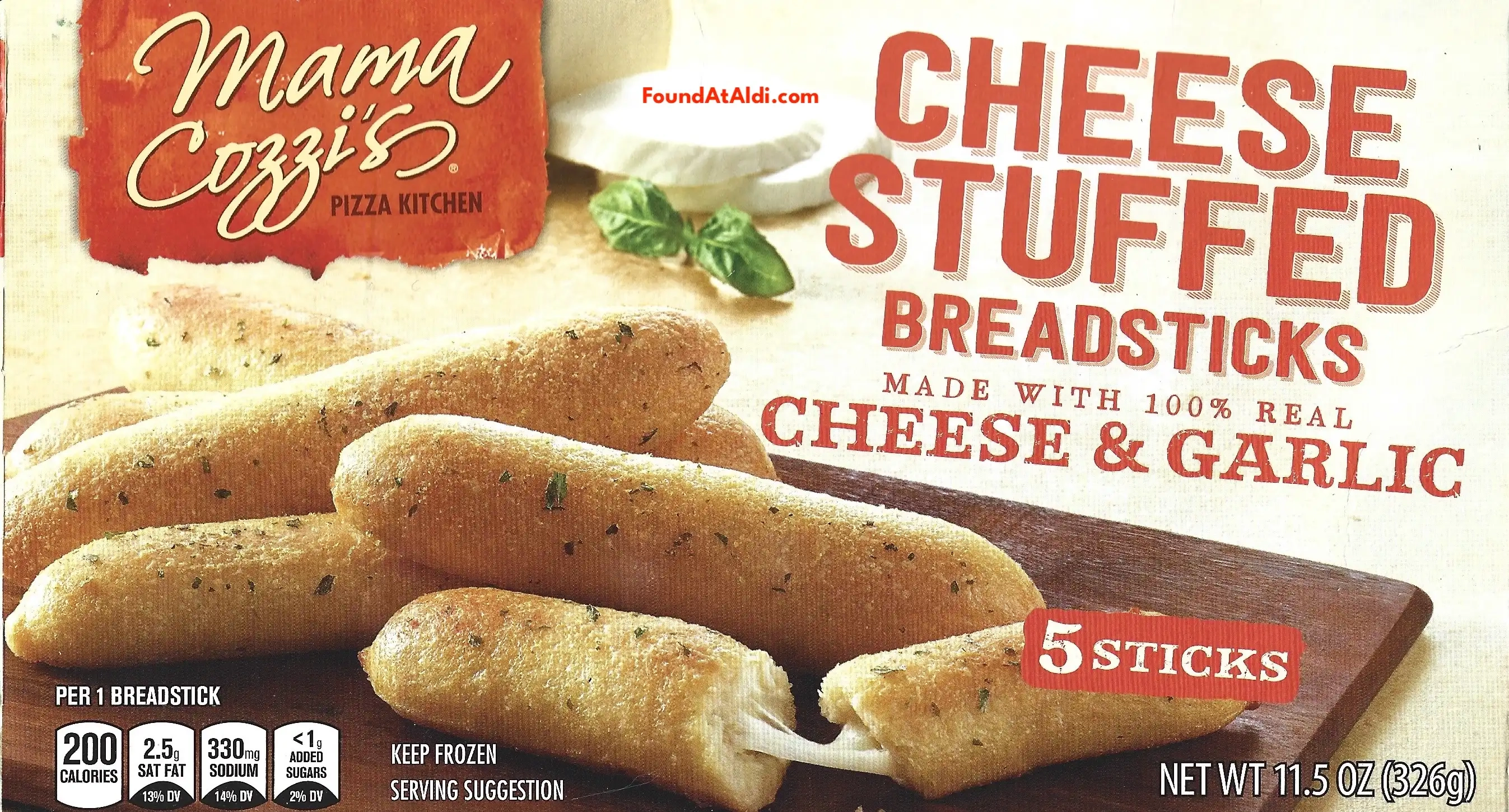 Mama Cozzi's Cheese Stuffed Breadsticks