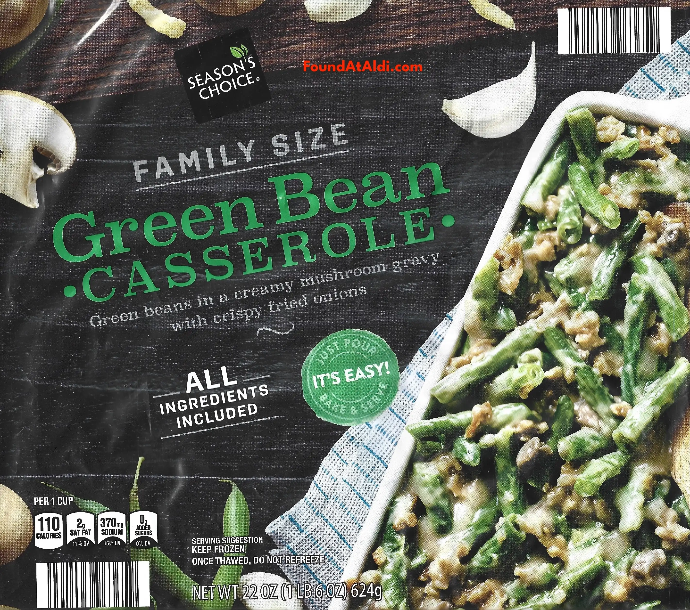 Seasons Choice Green Bean Casserole