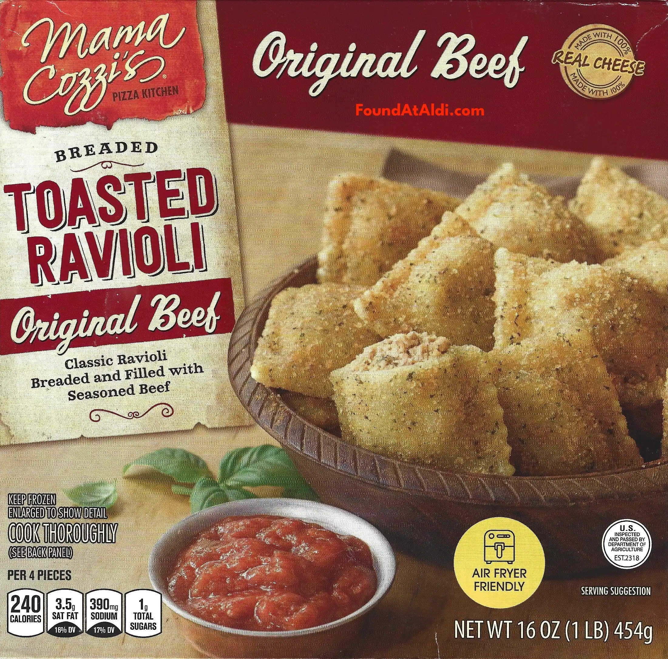 Mama Cozzi's Original Beef Toasted Ravioli