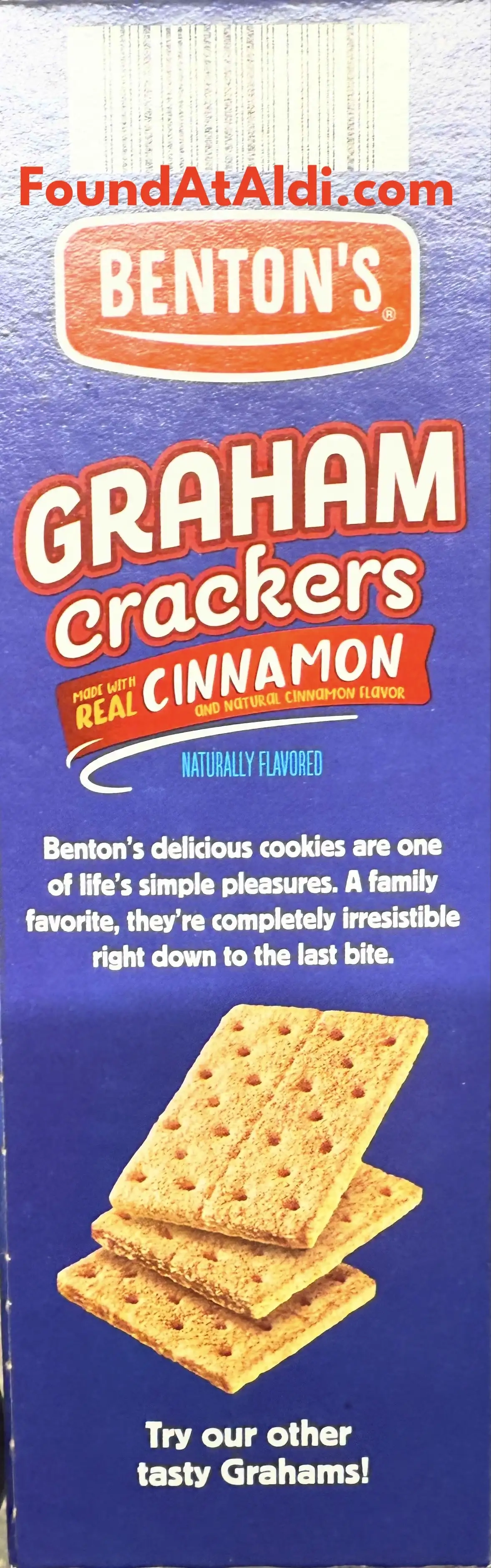 Benton's Cinnamon Graham Crackers Box