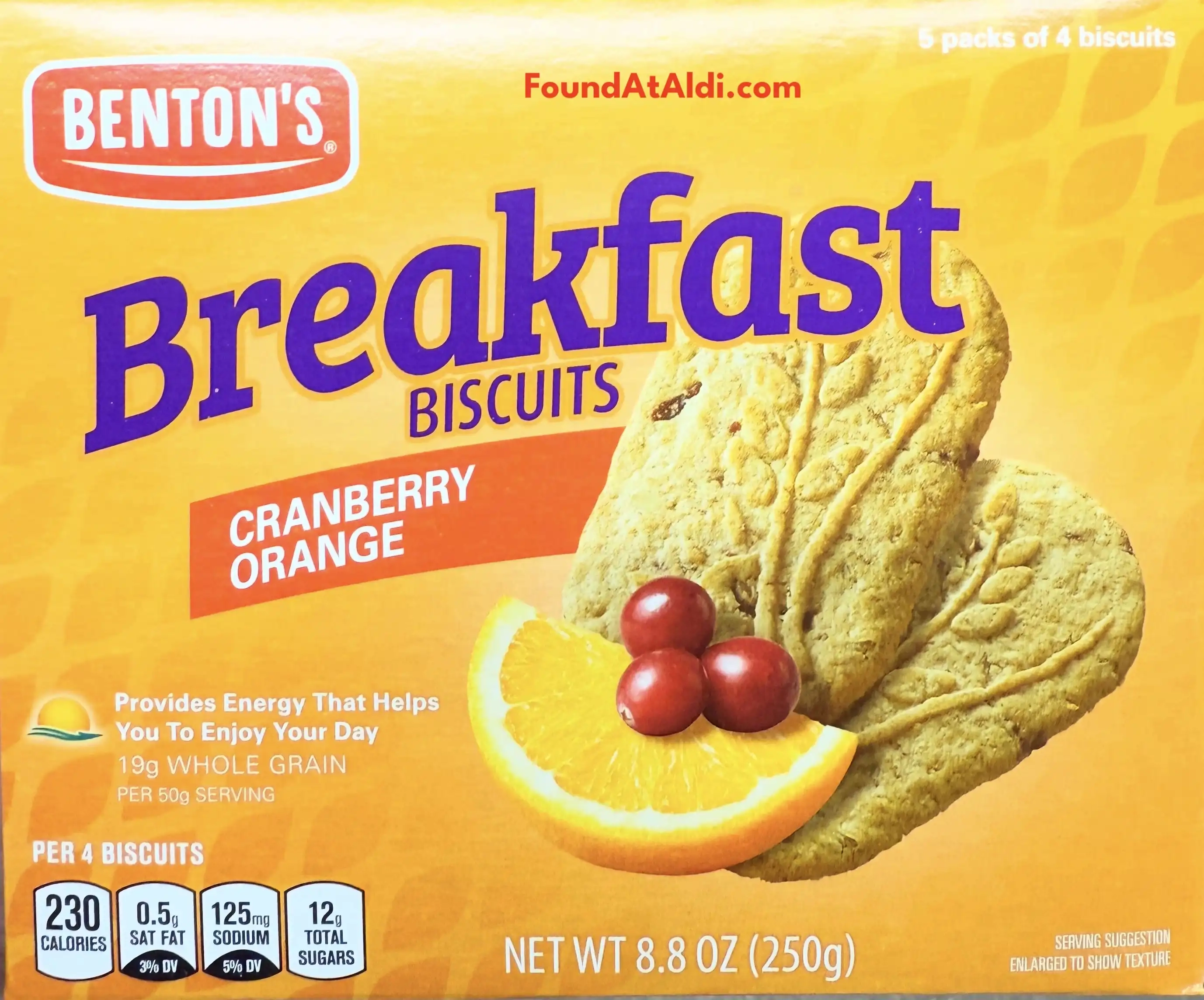 Benton's Breakfast Biscuits Cranberry Orange