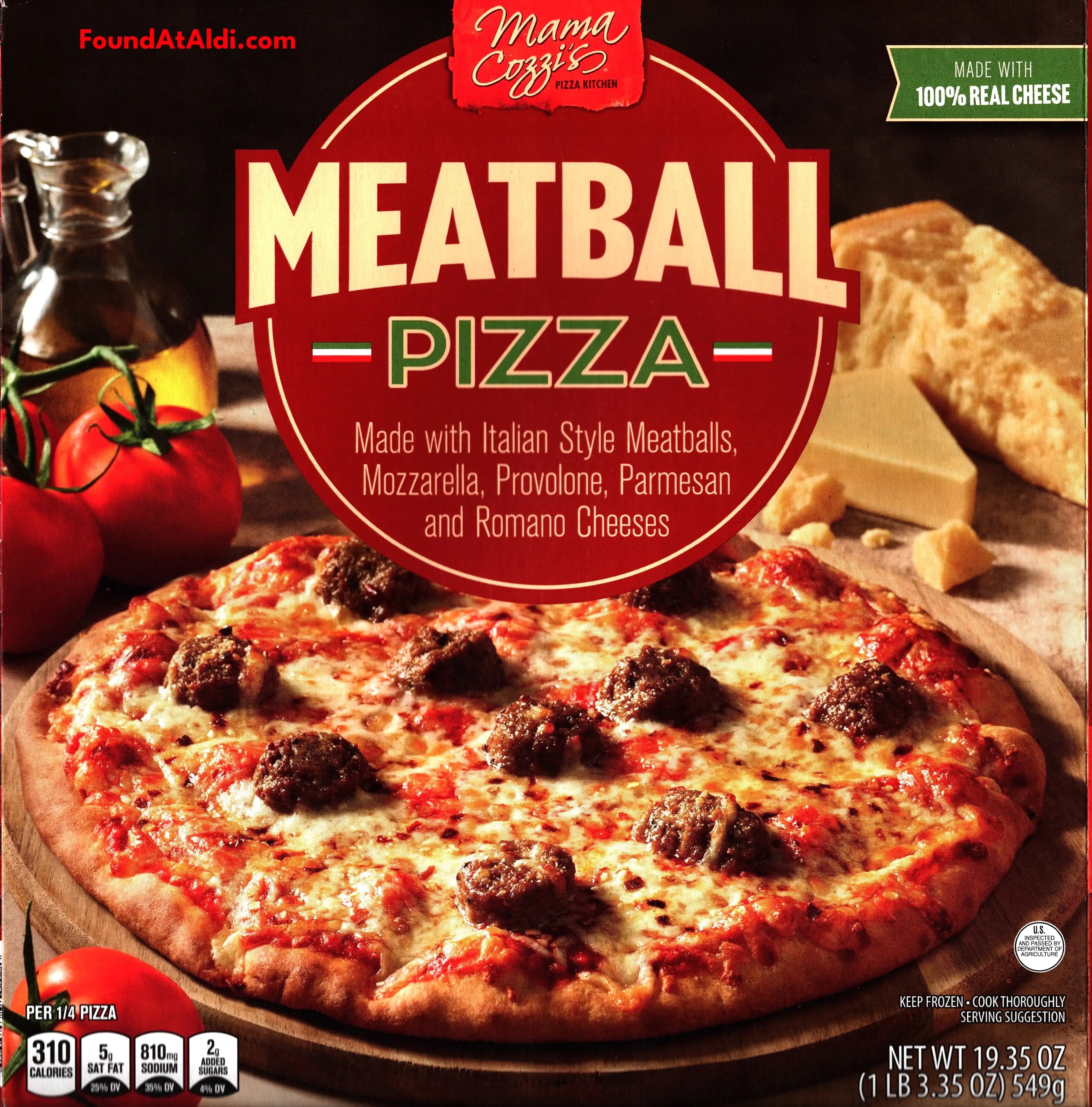 Mama Cozzi's Meatball Pizza