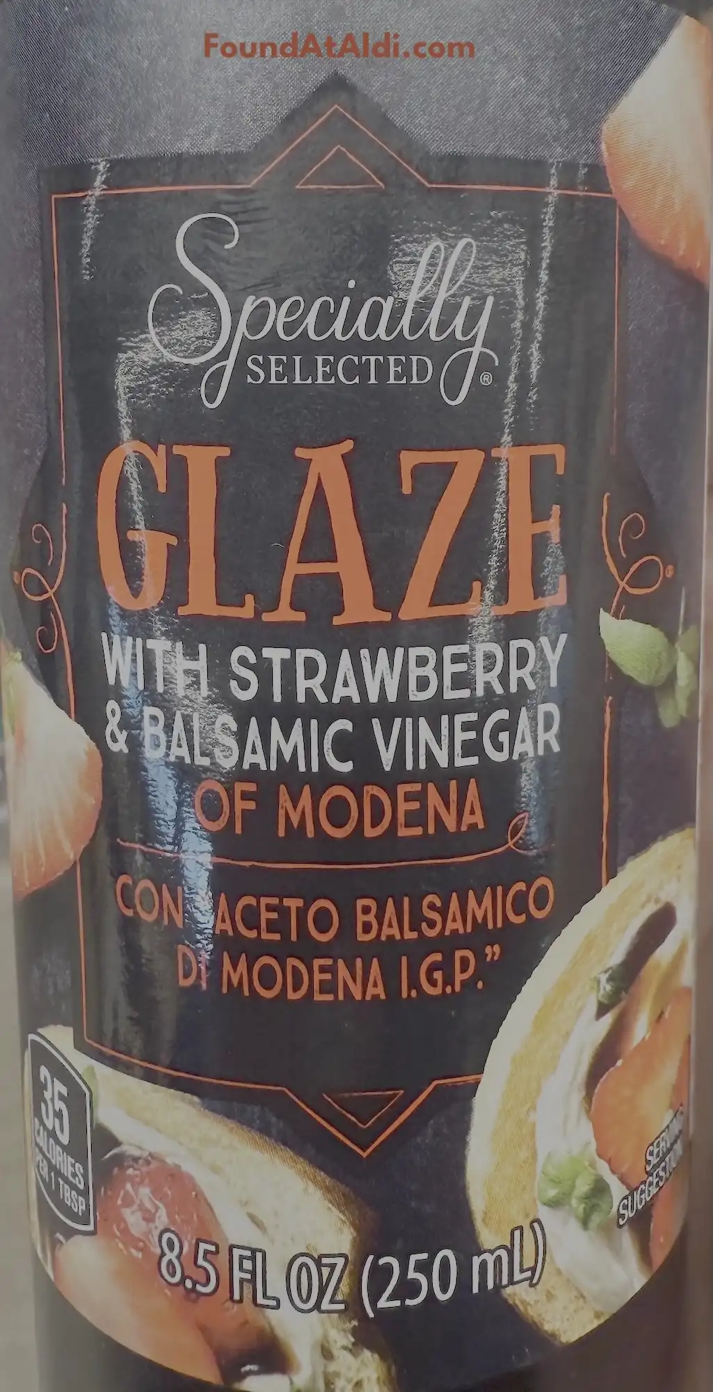 Specially Selected Glaze With Strawberry & Balsamic Vinegar Of Modena