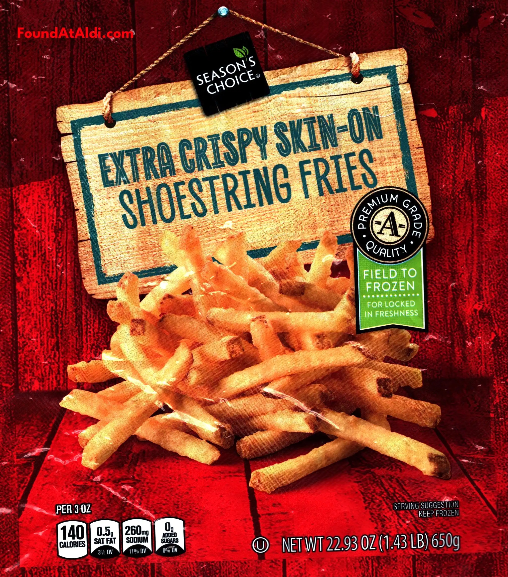 Season's Choice Extra Crispy Skin-On Shoestring Fries