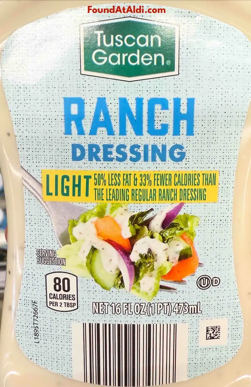 Tuscan Garden Light Ranch Dressing