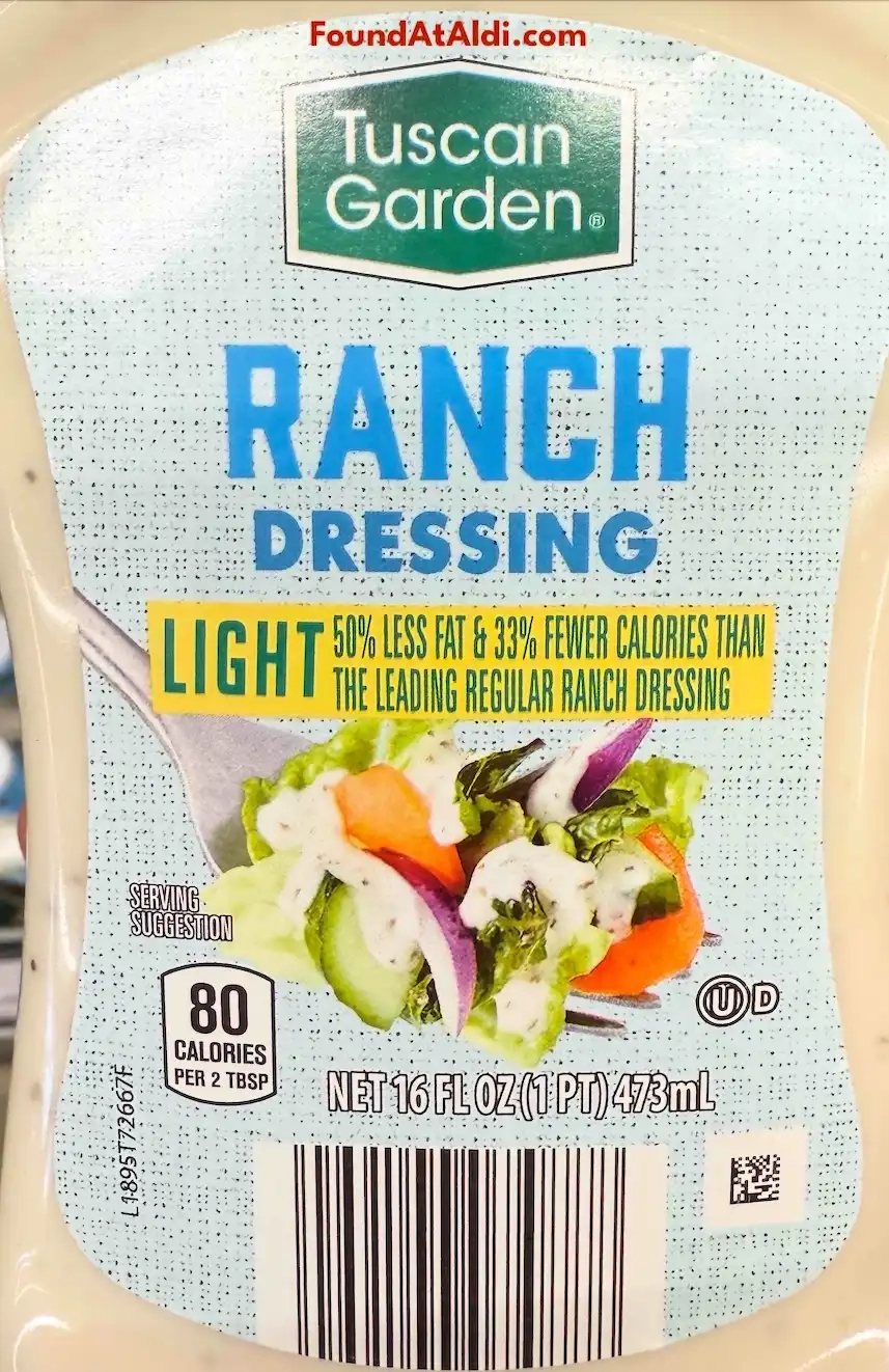 Tuscan Garden Light Ranch Dressing