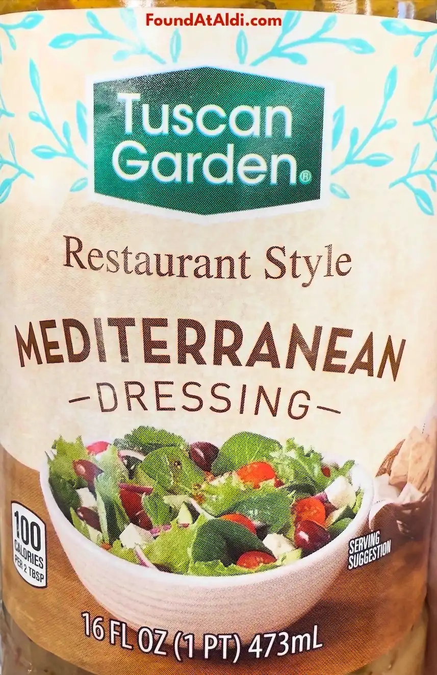 Tuscan Garden Restaurant Style Mediterranean Dressing