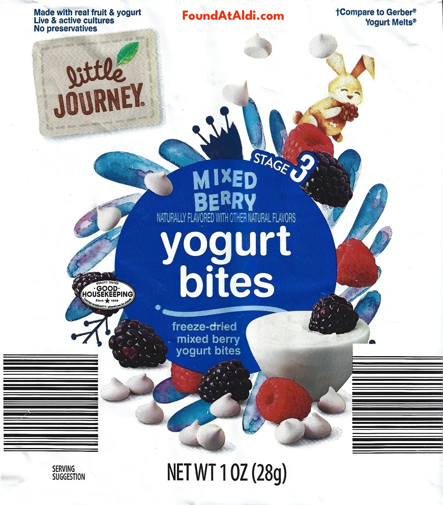 Little Journey Mixed Berry Yogurt Bites