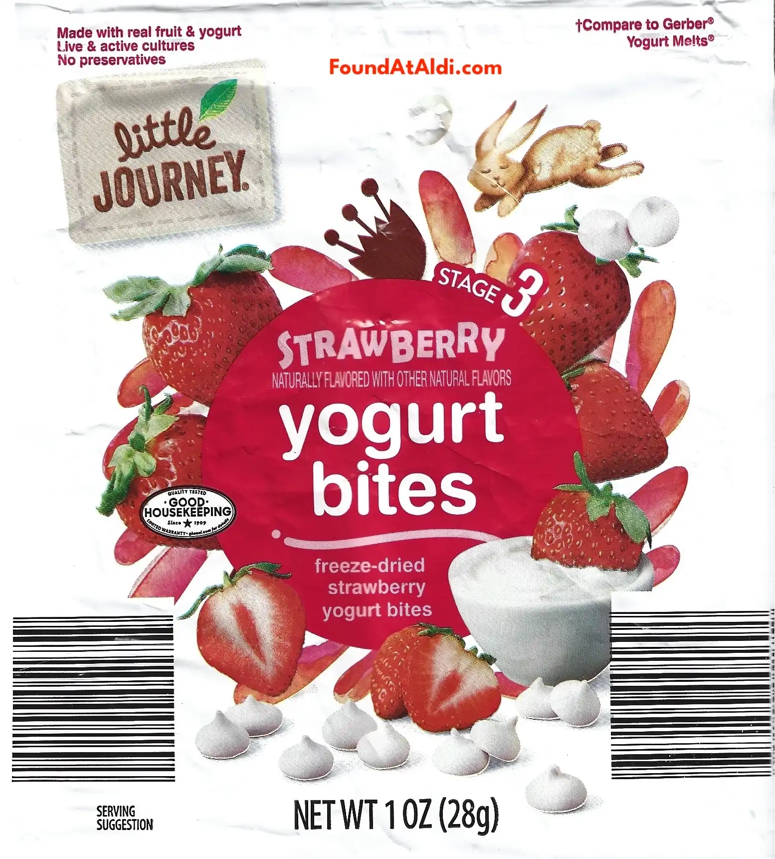 Little Journey Strawberry Yogurt Bites