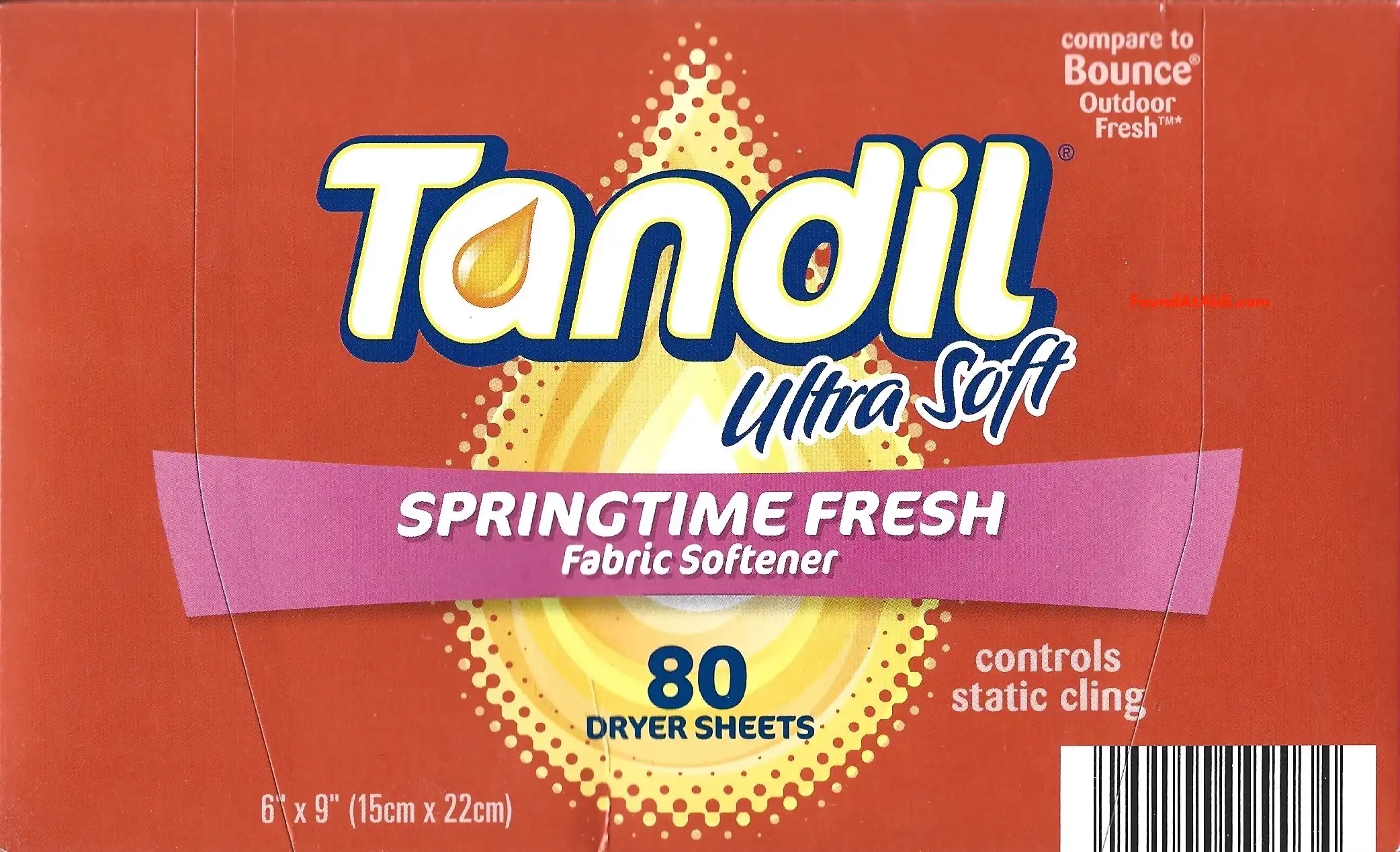 Tandil Ultra Soft Springtime Fresh Dryer Sheets