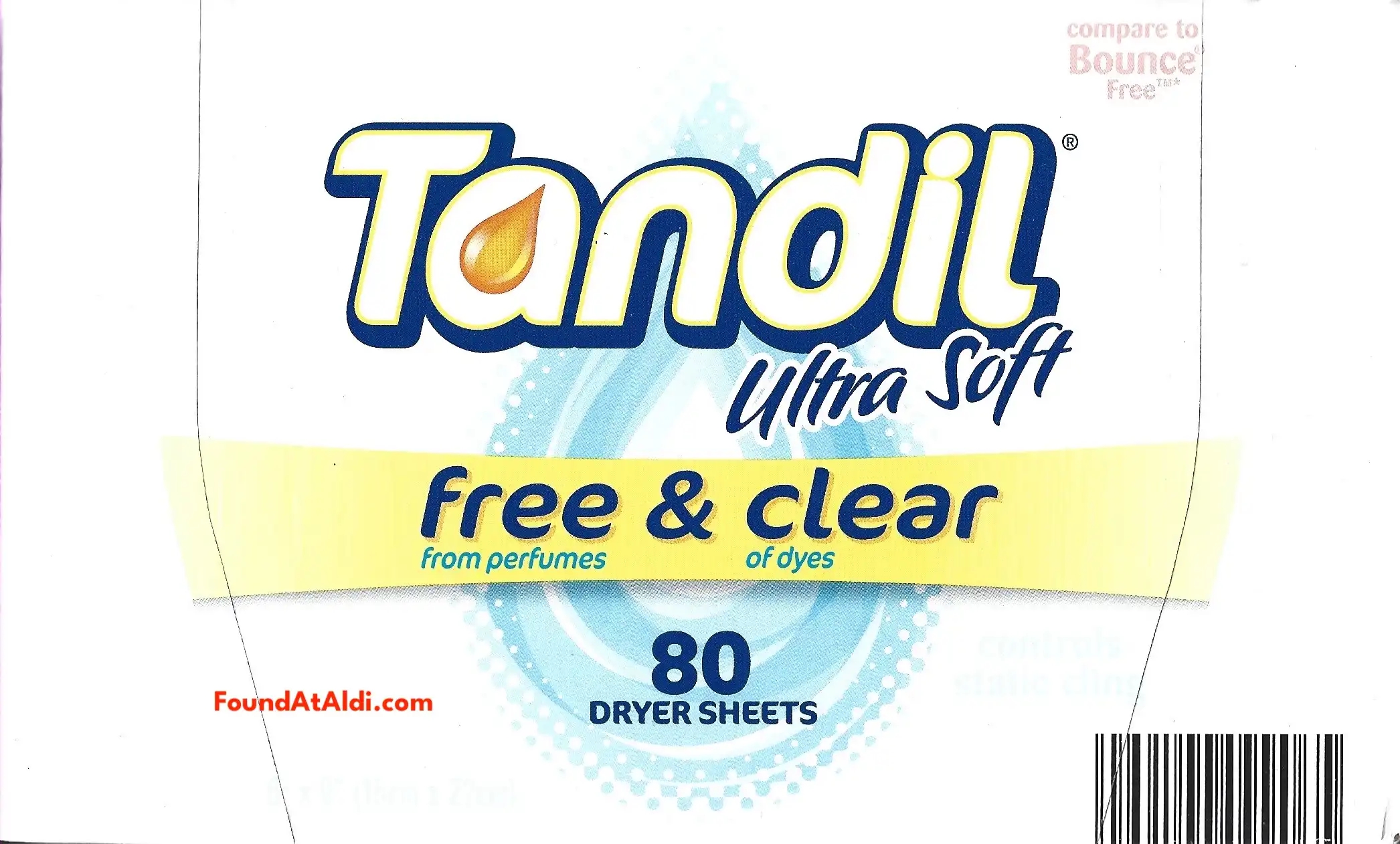 Tandil Ultra Soft Springtime Fresh Dryer Sheets