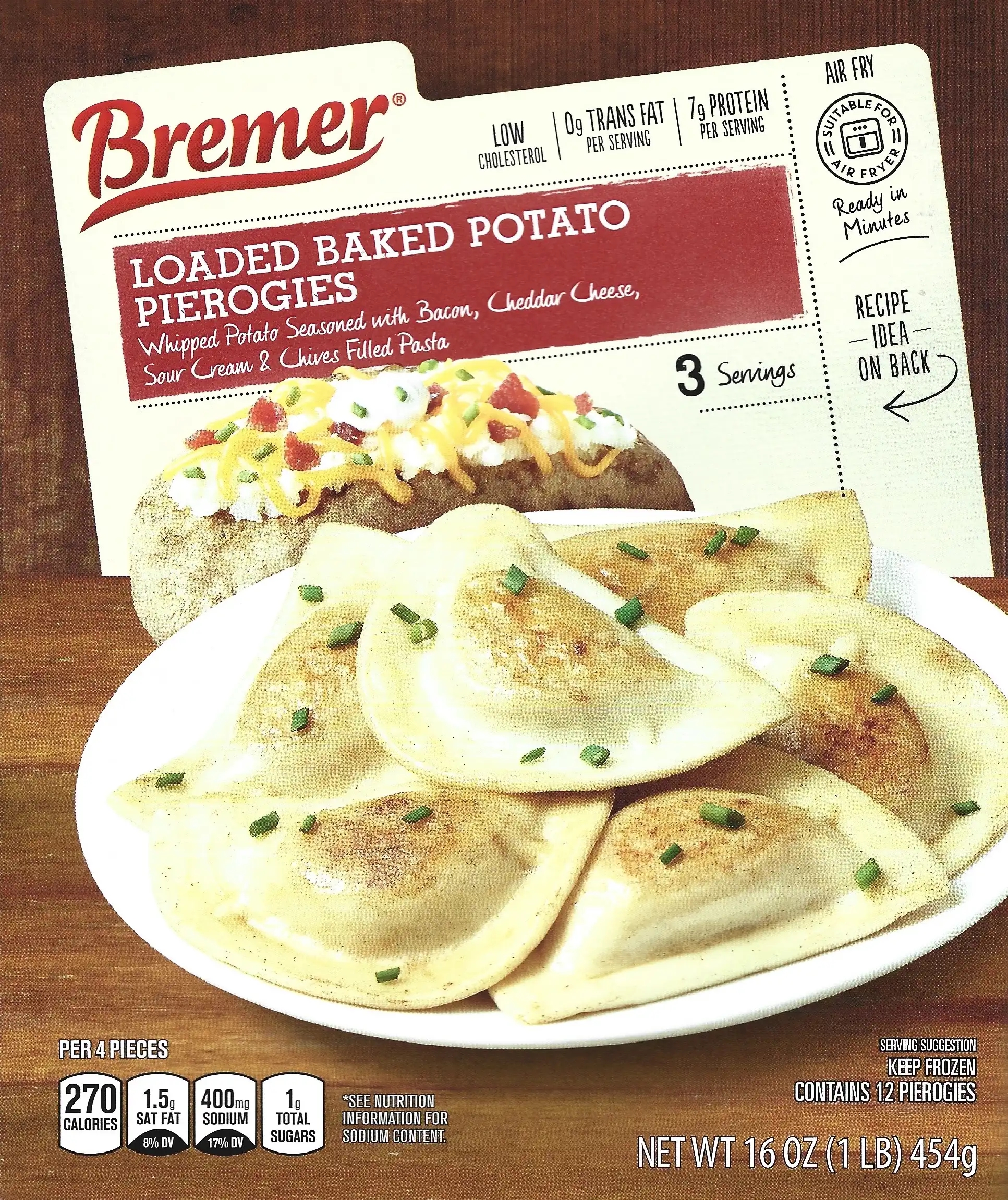 Bremer Loaded Baked Potato Pierogies