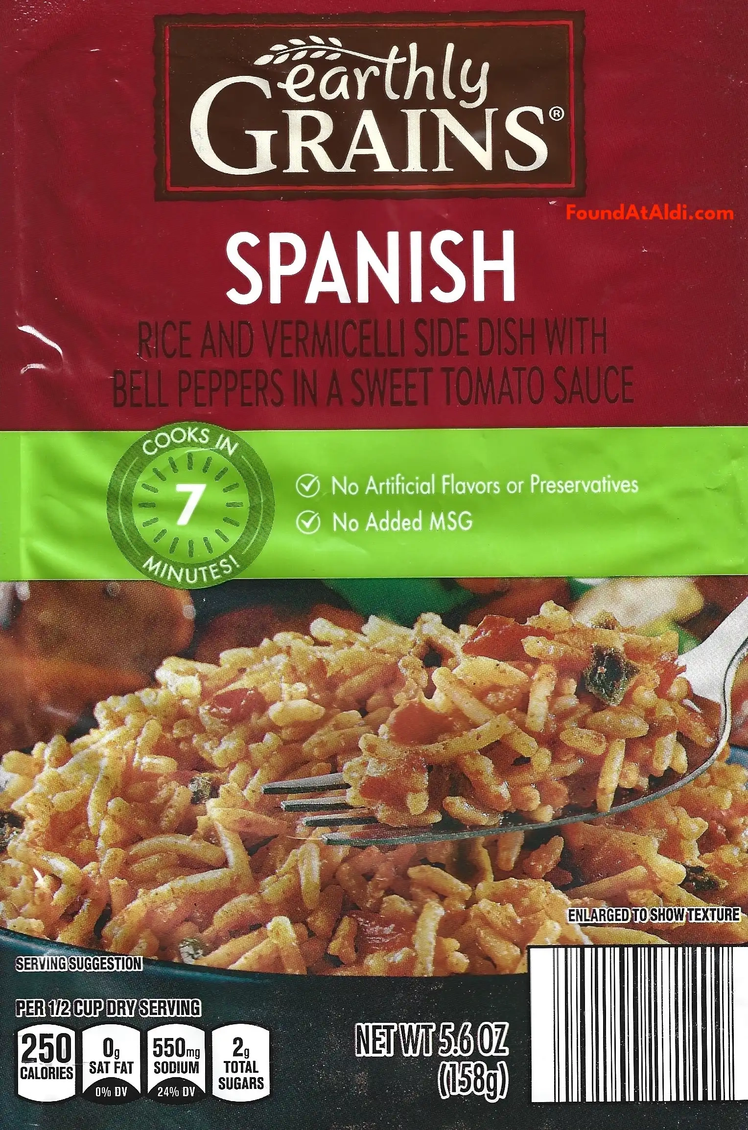 Earthly Grains Spanish Rice