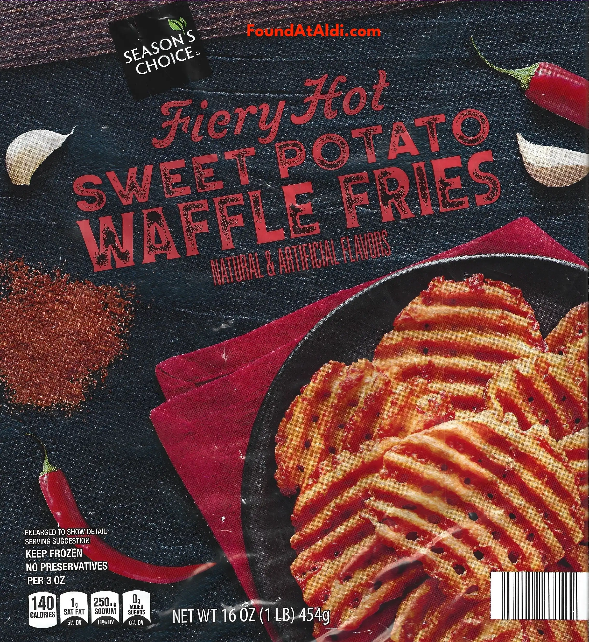 Season's Choice Fiery Hot Sweet Potato Waffle Fries