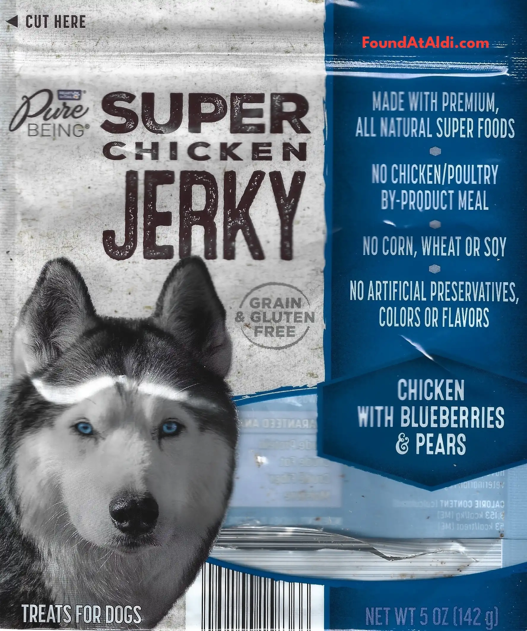 Pure being Super Chicken Jerky Dog Treats