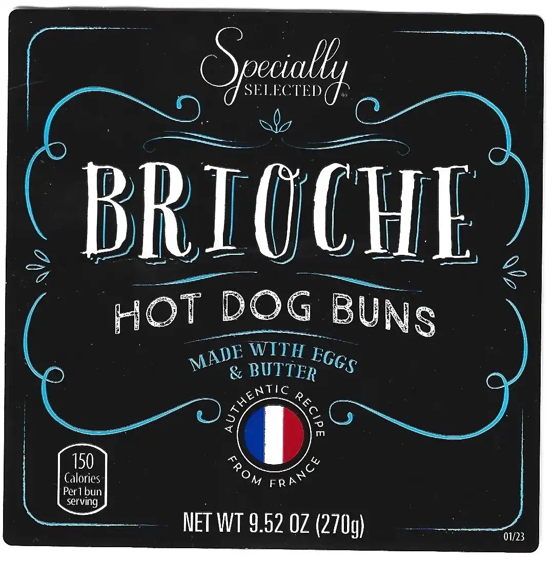 Specially Selected Brioche Hot Dog Buns