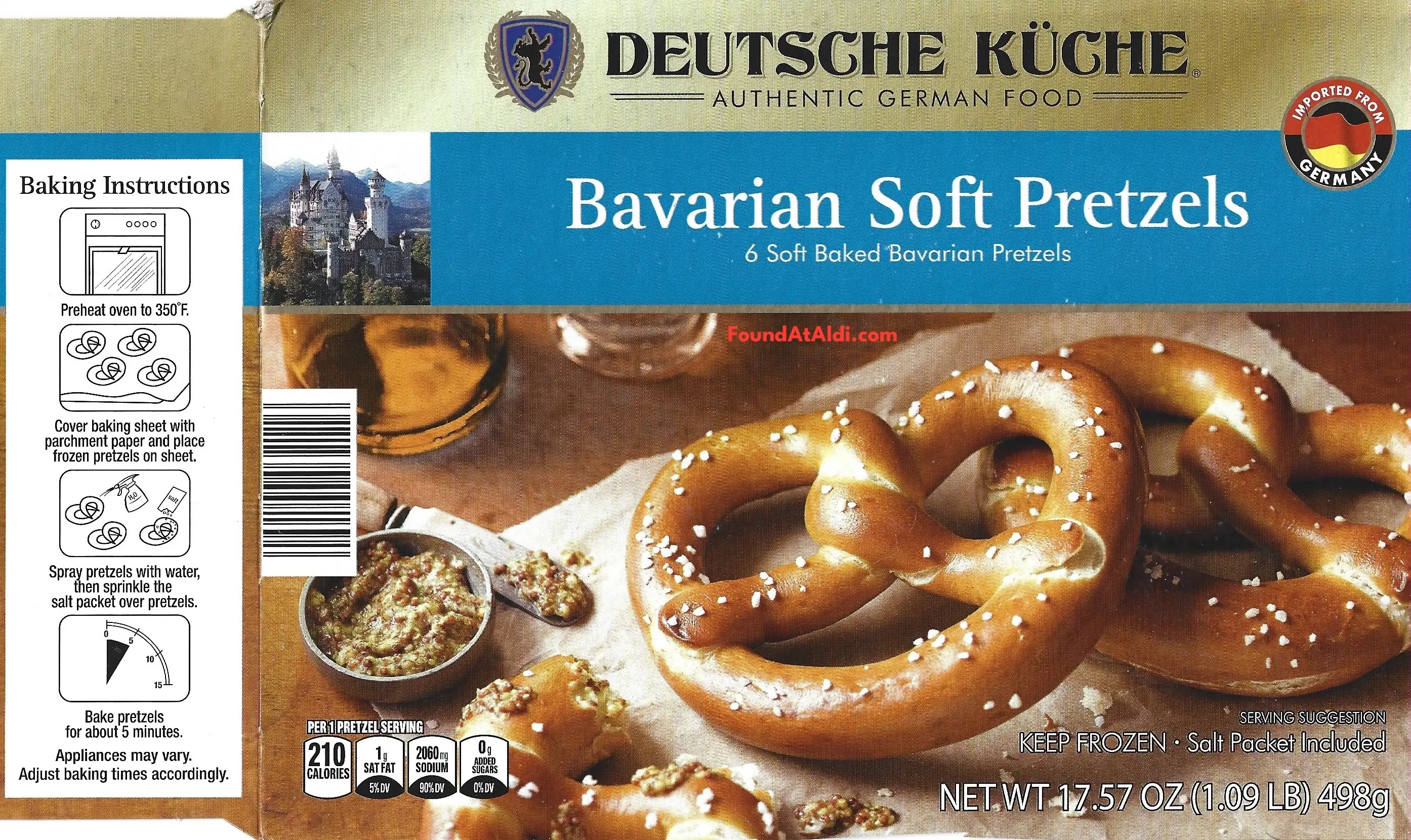 Deutsche Kuche Bavarian Soft Pretzels