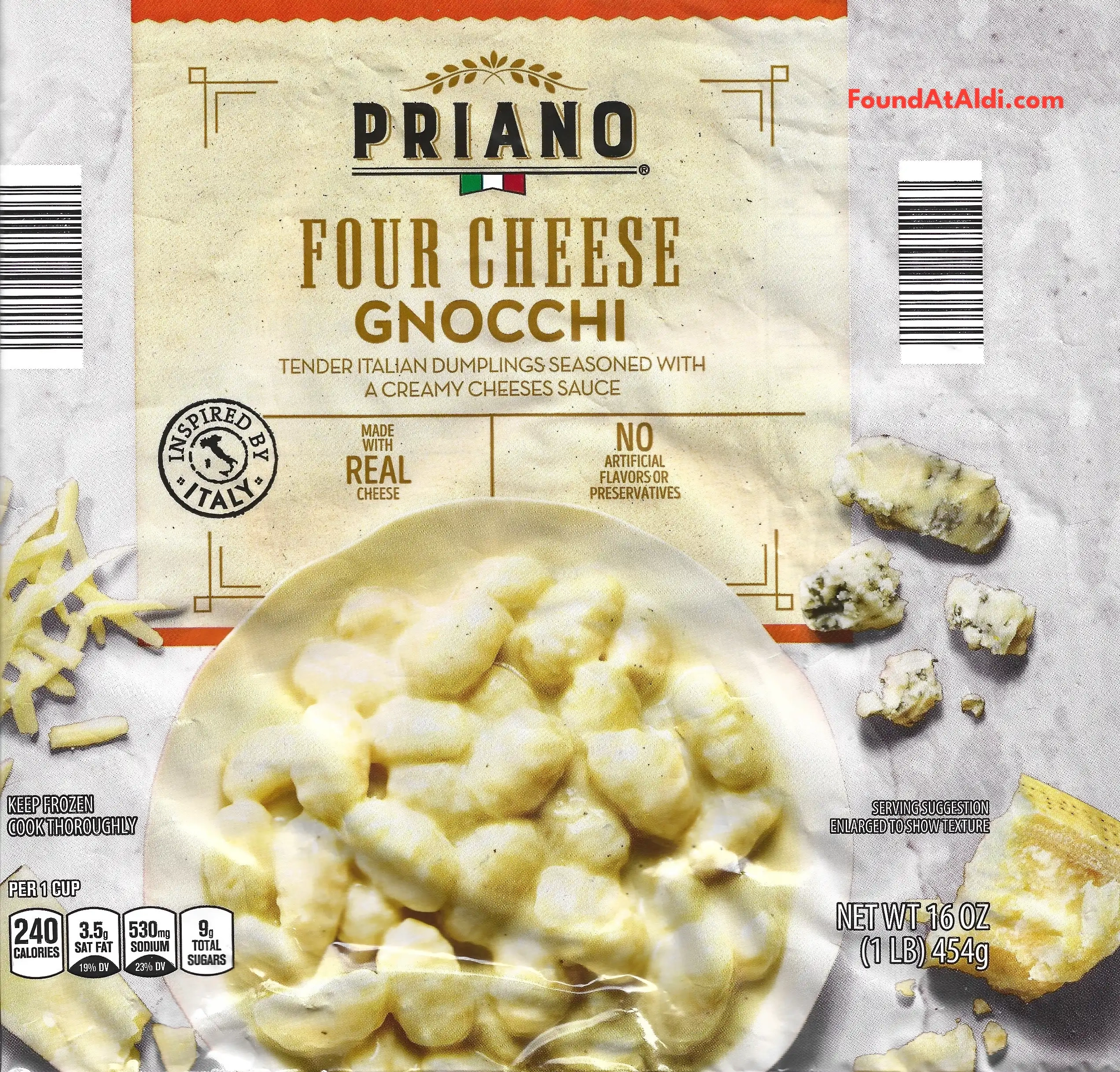 Priano Four Cheese Gnocchi