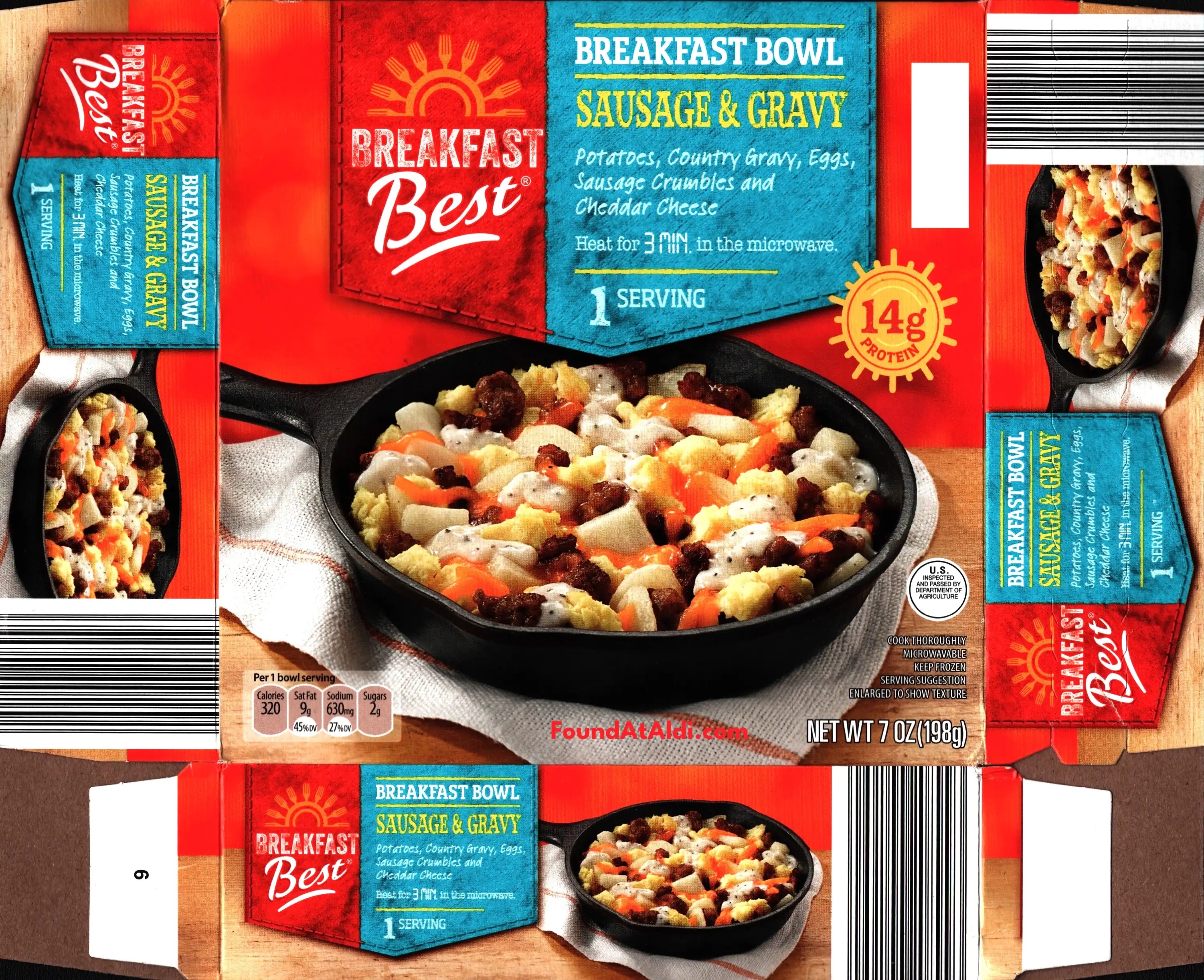 Breakfast Best Sausage & Gravy Bowl