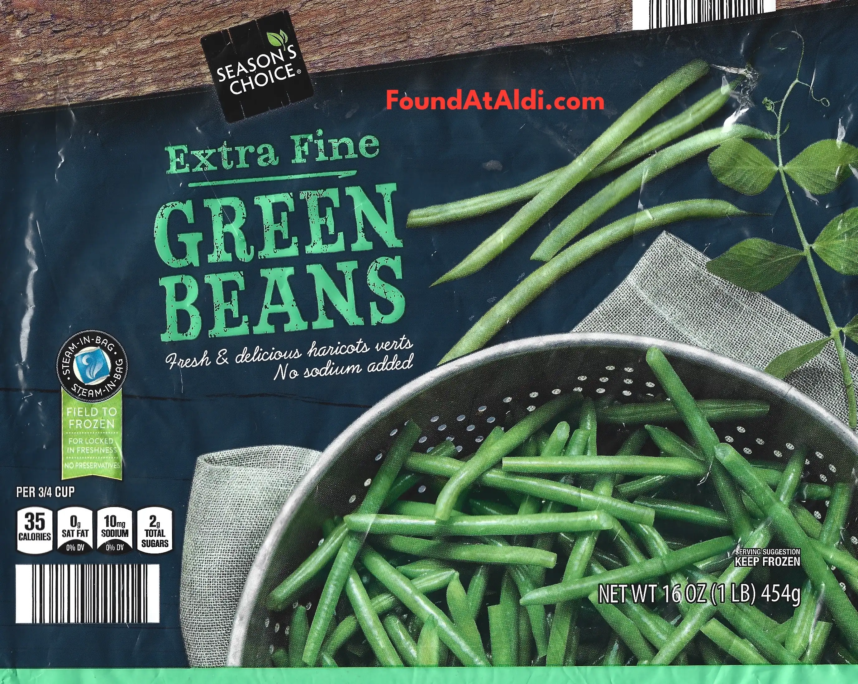 Season's Choice Extra Fine Green Beans