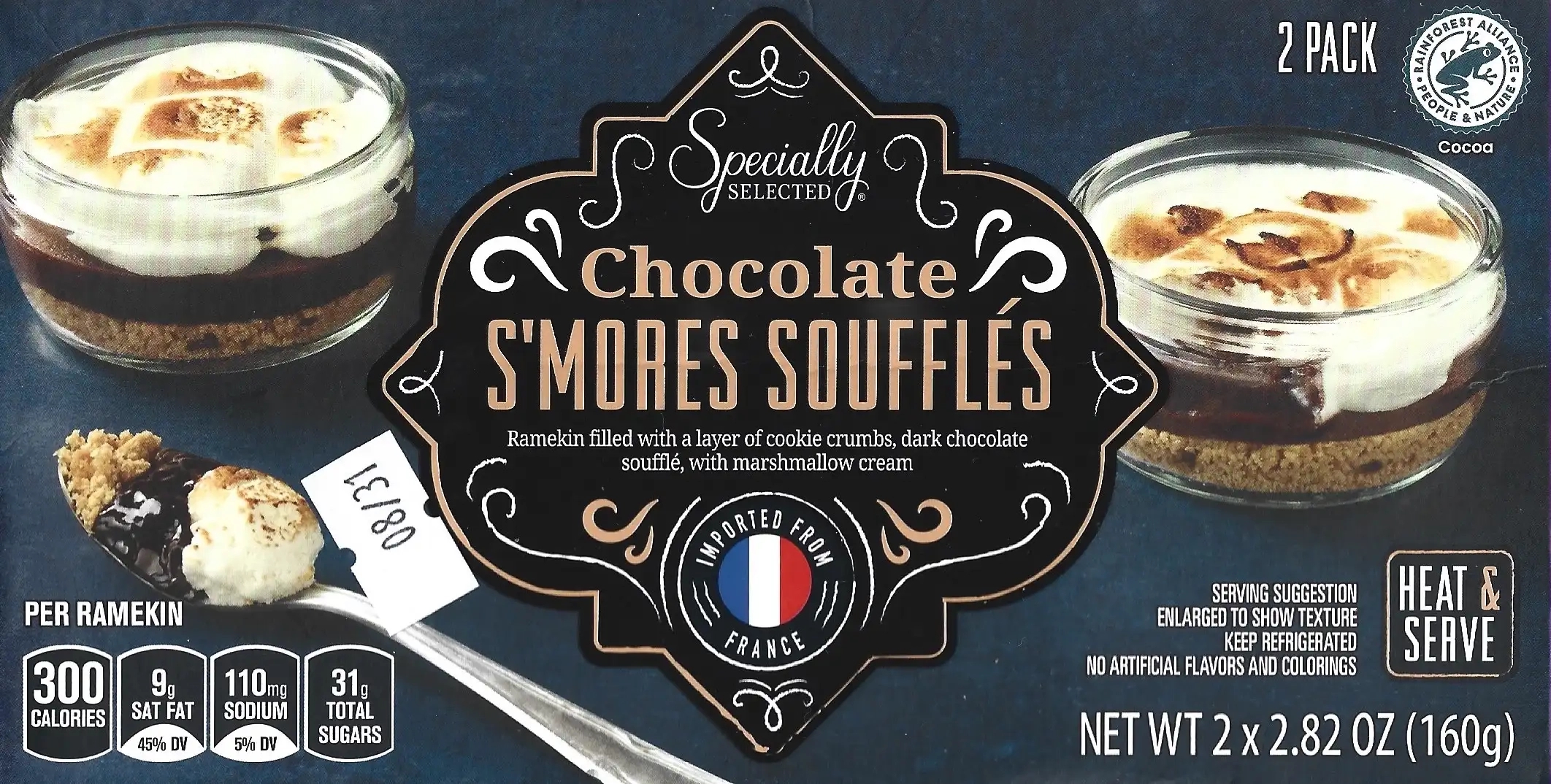 Specially Selected Chocolate S'Mores Souffles