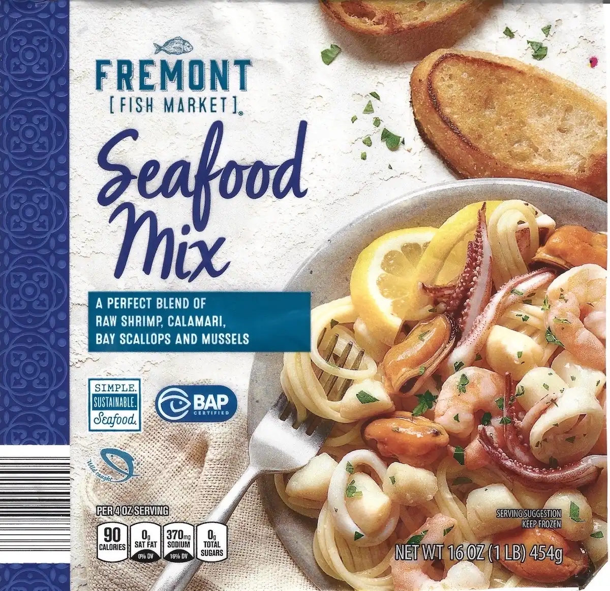 Fremont Fish Market Seafood Mix