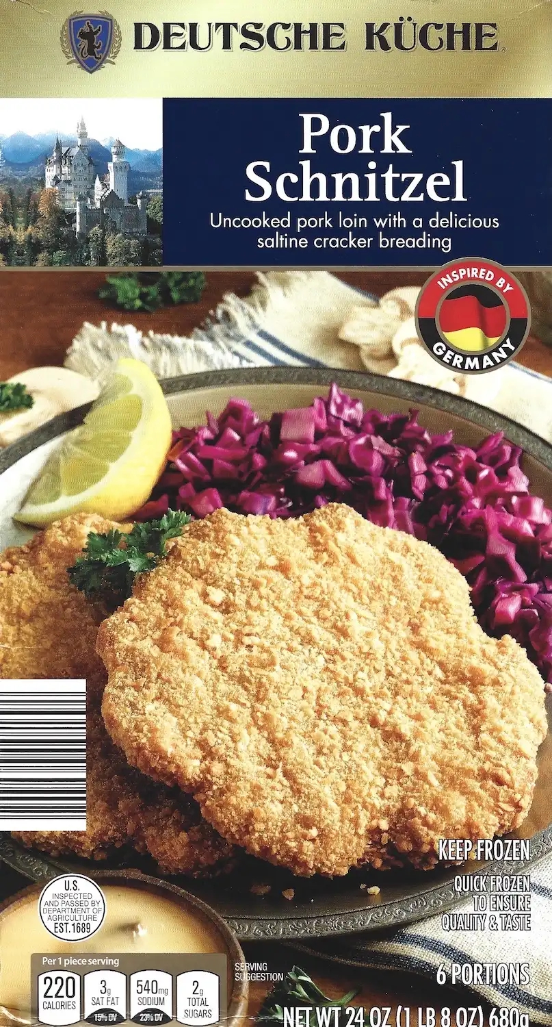 Deutsche Kuche Pork Schnitzel